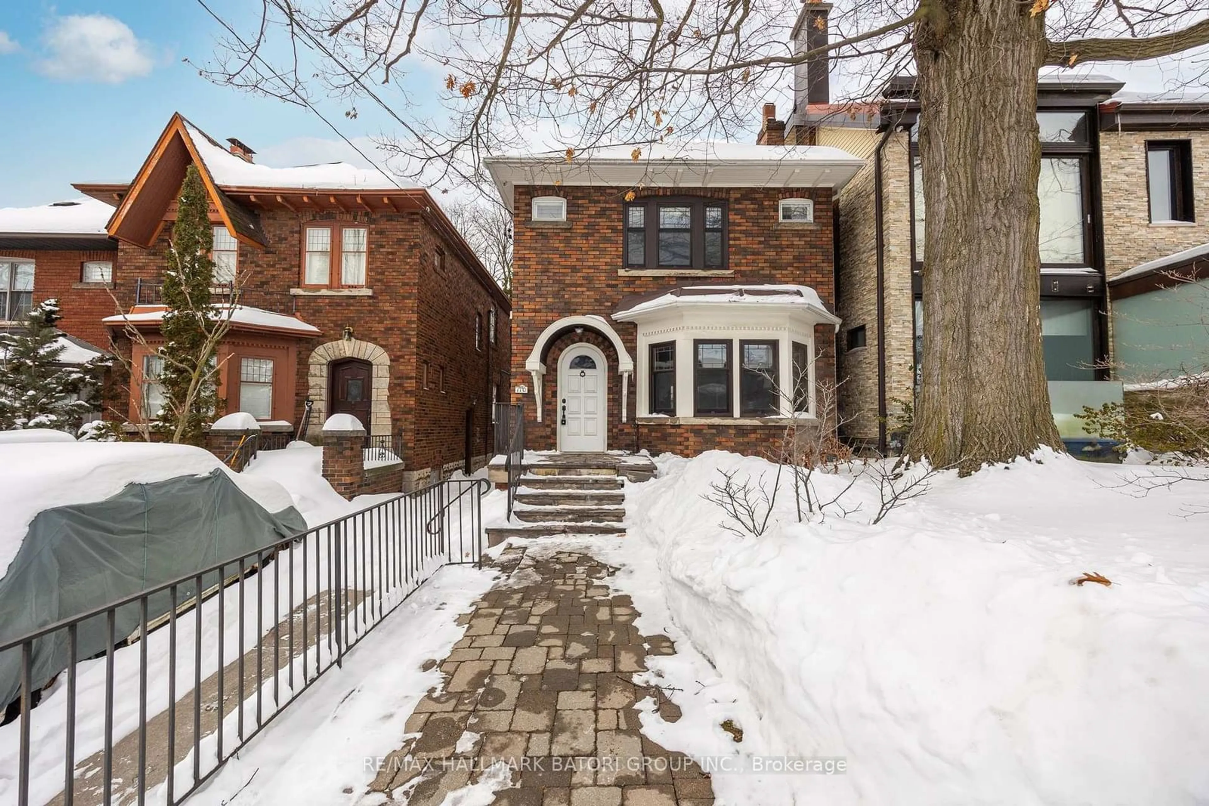 Home with brick exterior material, street for 110 Heddington Ave, Toronto Ontario M5N 2K8