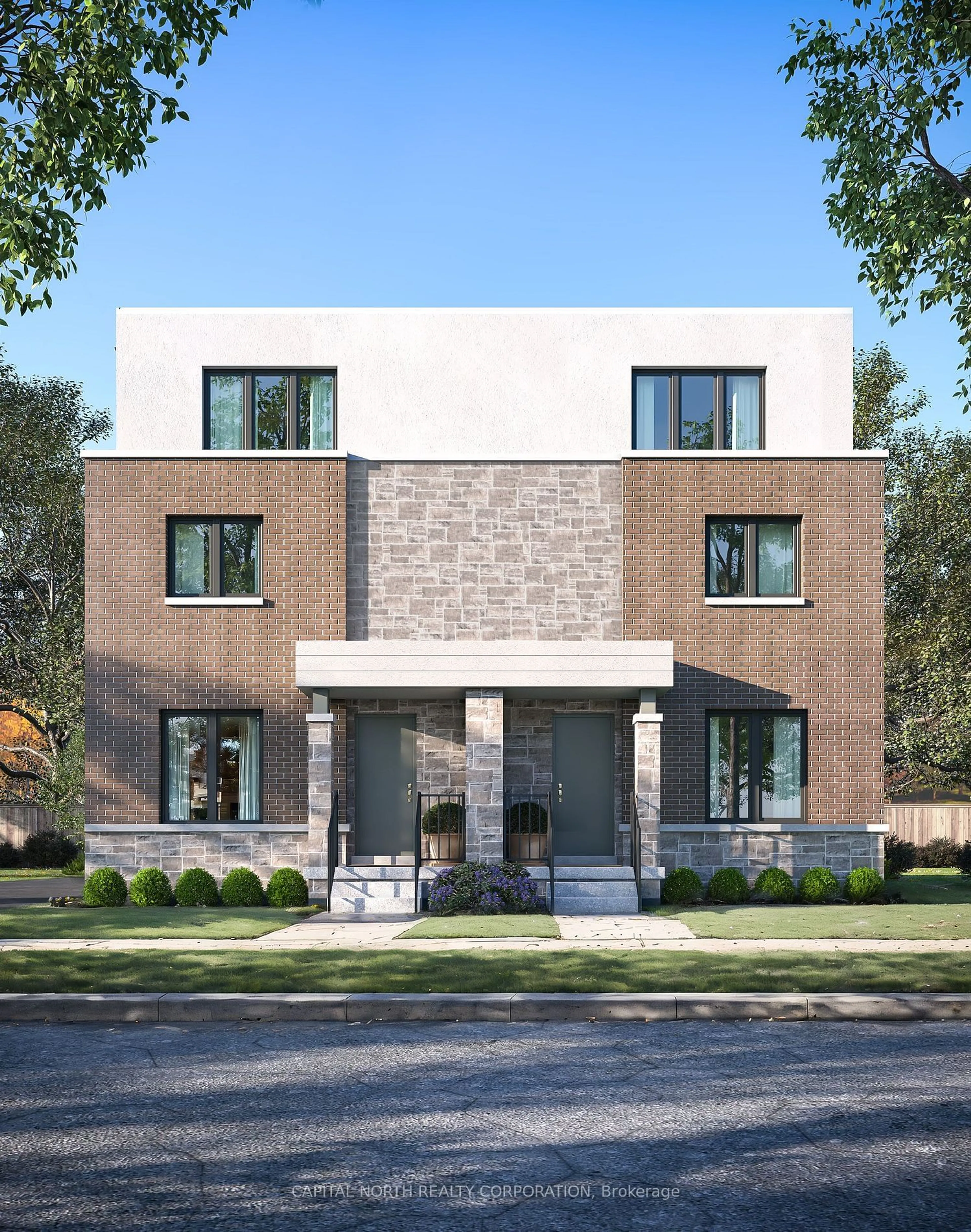 Home with brick exterior material, building for 46 Touraine Ave, Toronto Ontario M3H 1R3