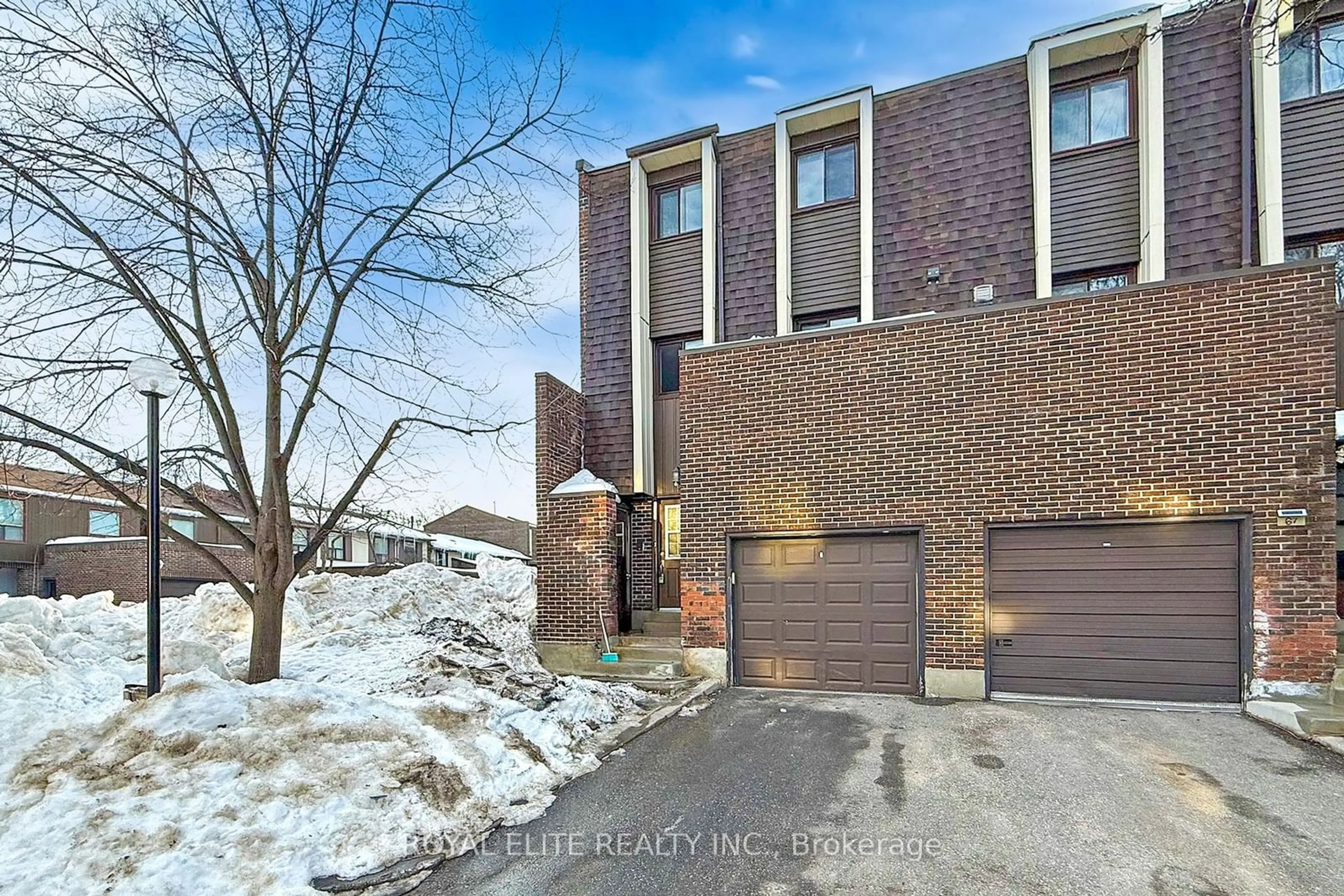 Home with brick exterior material, street for 65 Spire Hill Way, Toronto Ontario M2H 3A5