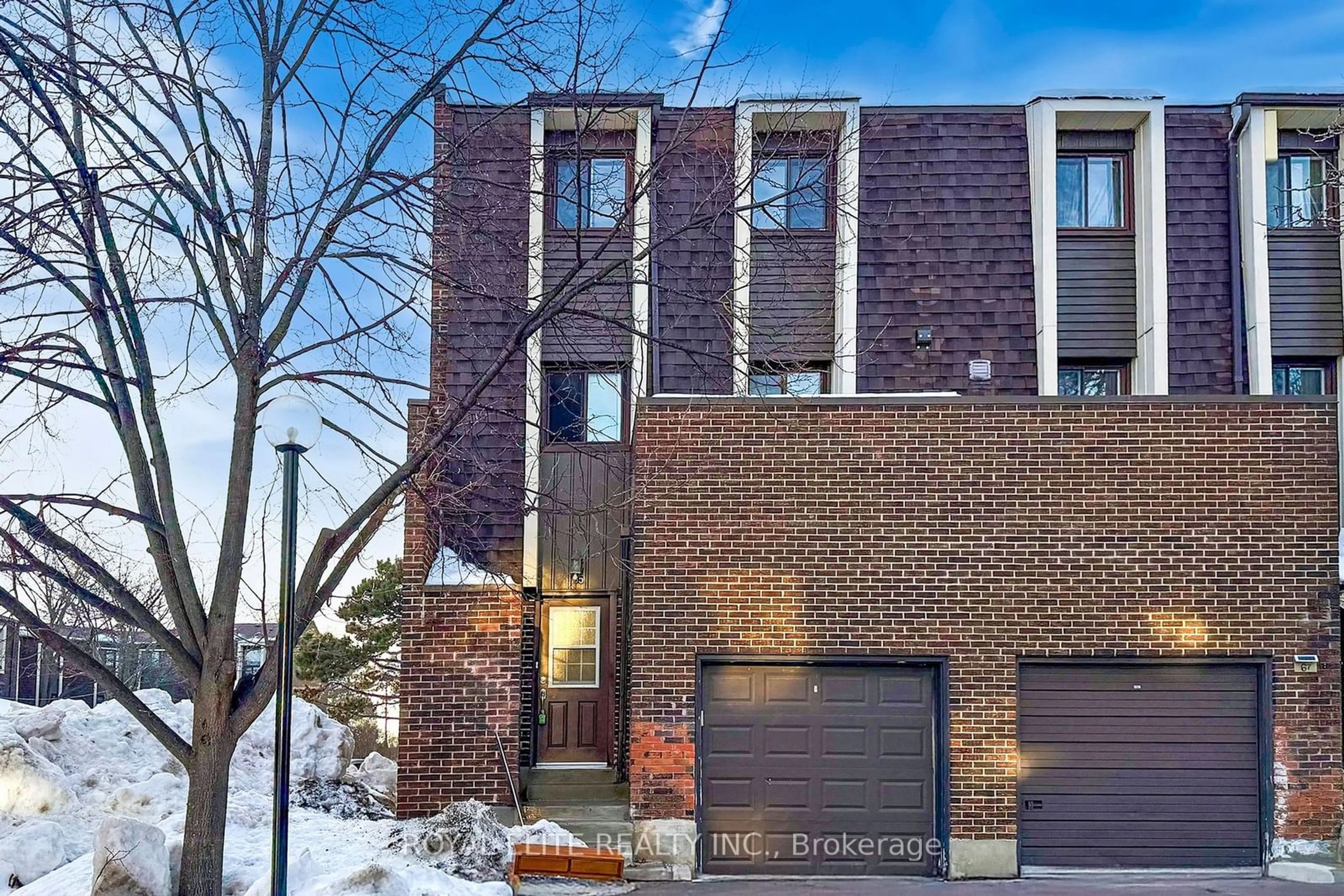 Home with brick exterior material, street for 65 Spire Hill Way, Toronto Ontario M2H 3A5