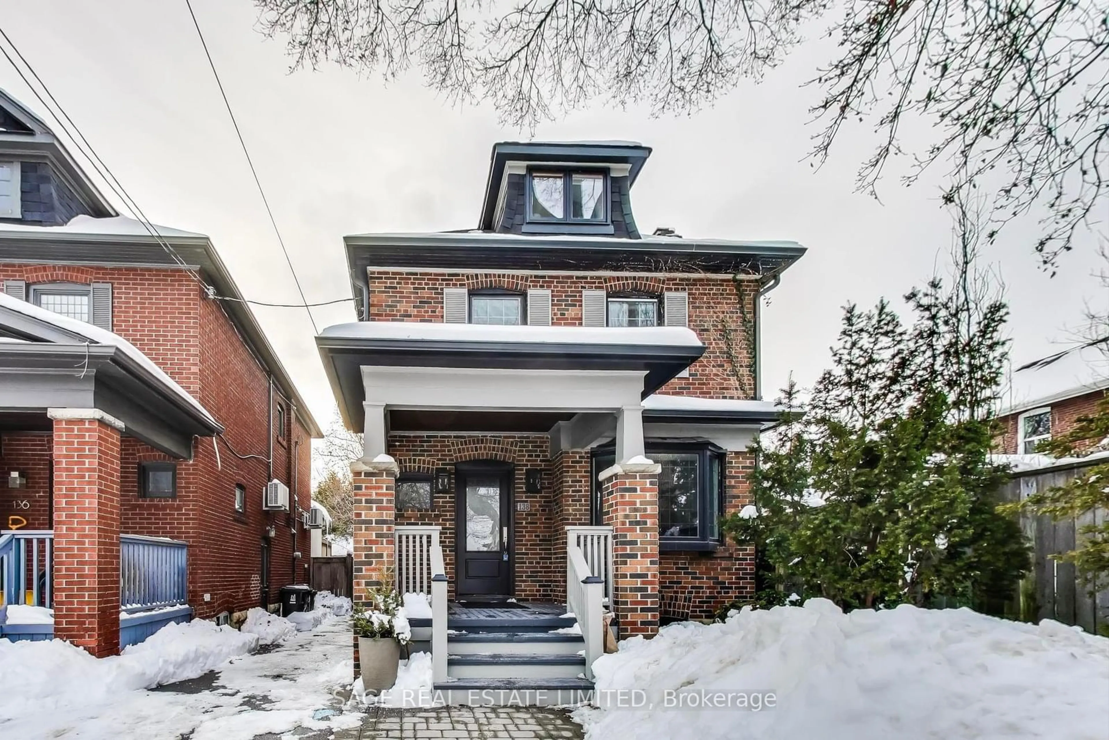 Home with brick exterior material, street for 138 Clifton Rd, Toronto Ontario M4T 2G6