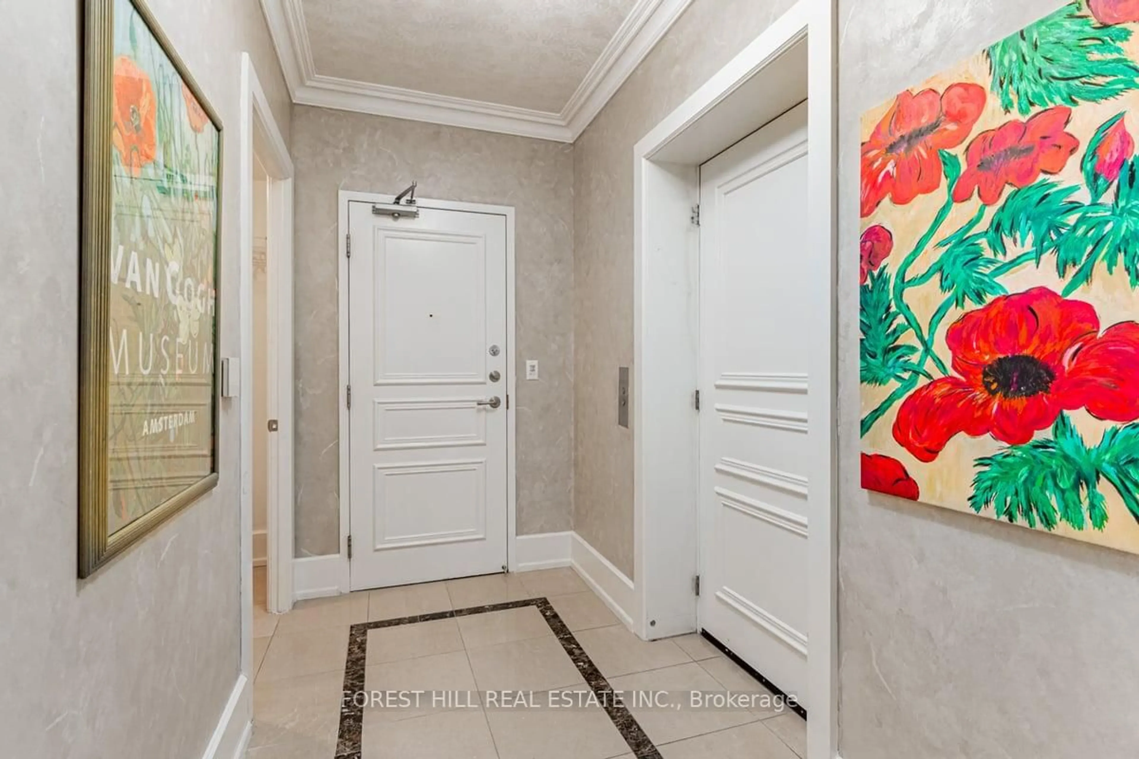 Indoor entryway for 660 Sheppard Ave #1604B, Toronto Ontario M2K 3E5