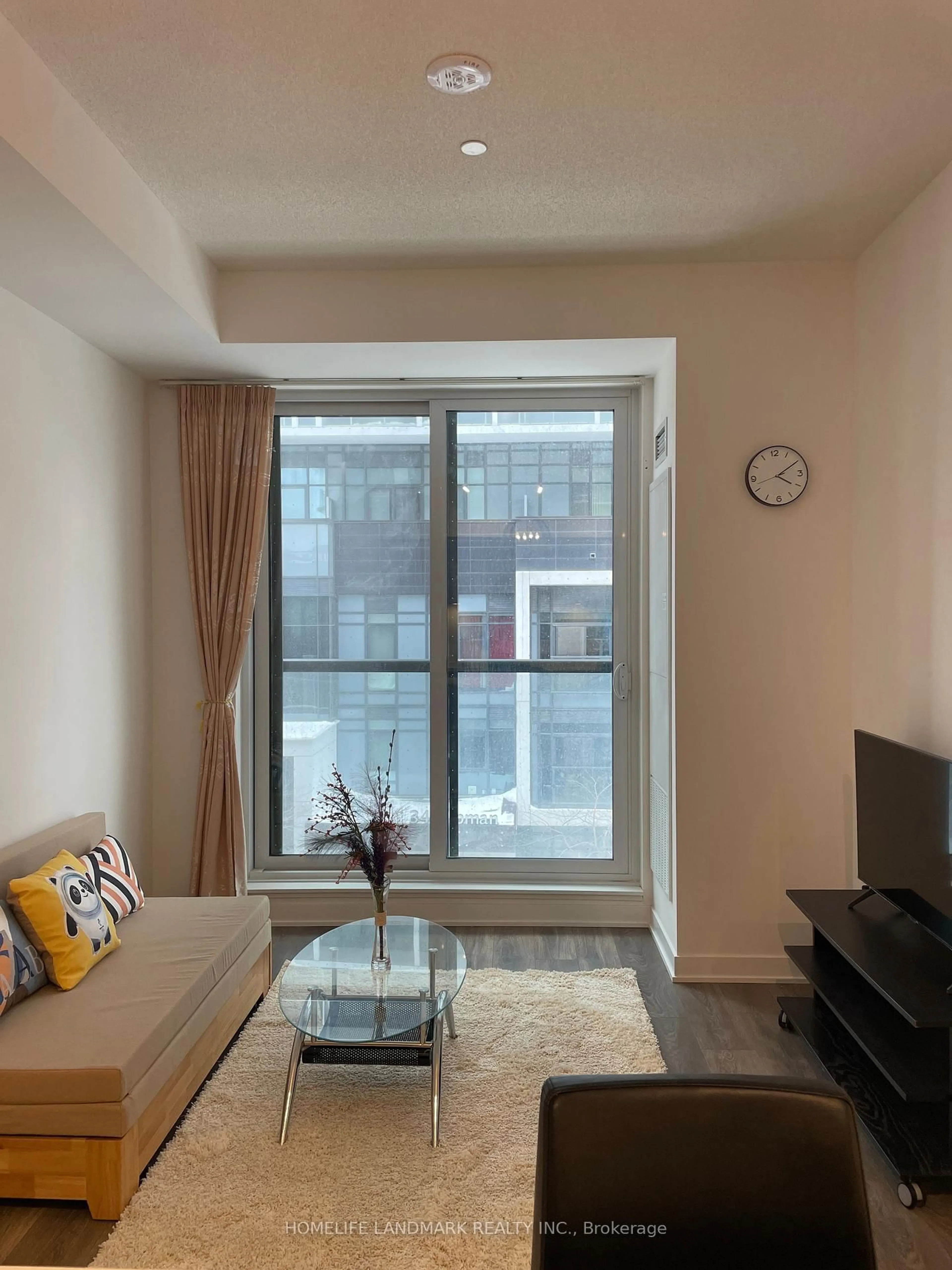 Living room with furniture, unknown for 35 Tubman Ave #318, Toronto Ontario M5A 0T1