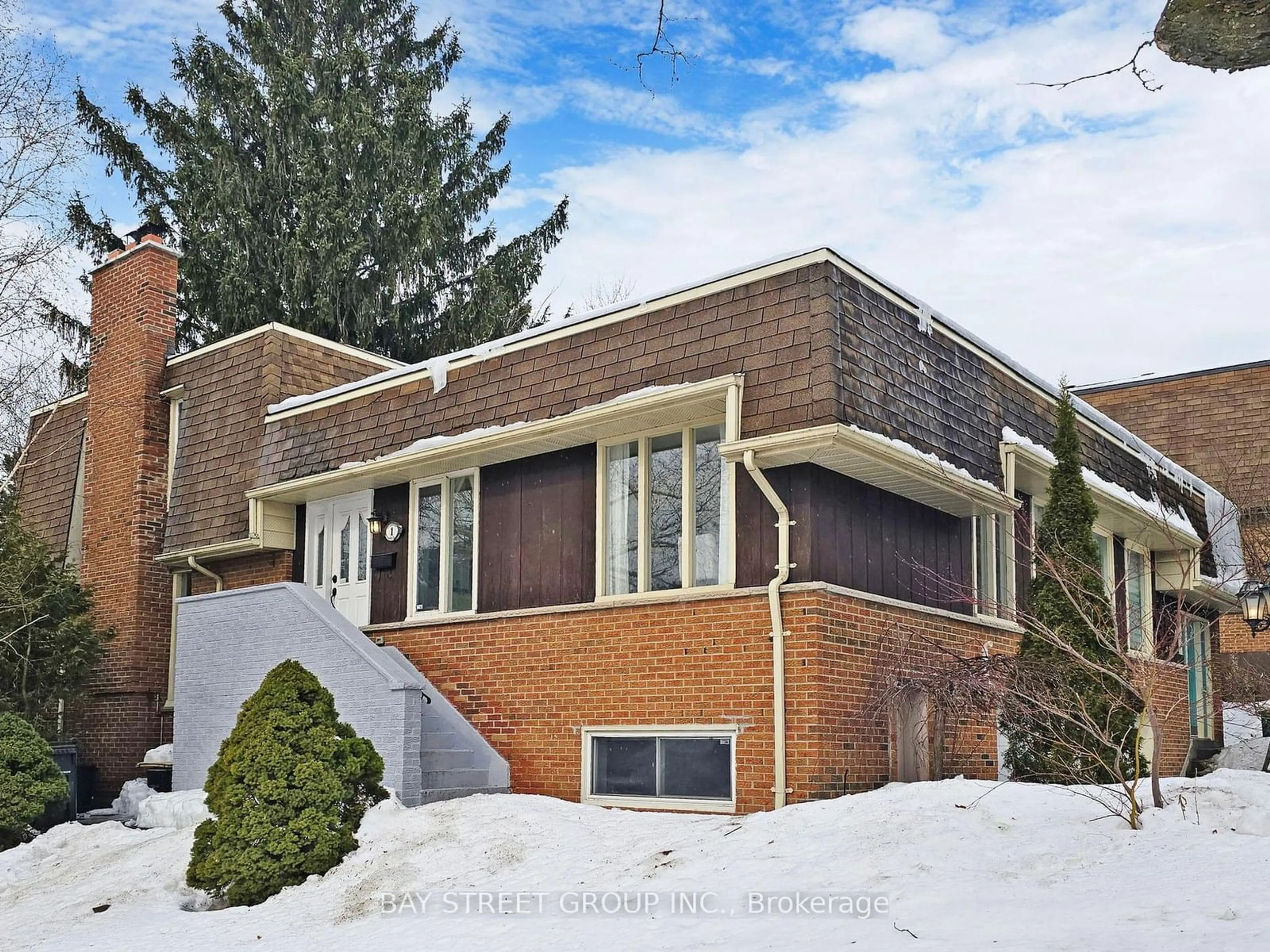 Home with brick exterior material, street for 1 Shadberry Dr, Toronto Ontario M2H 3C7