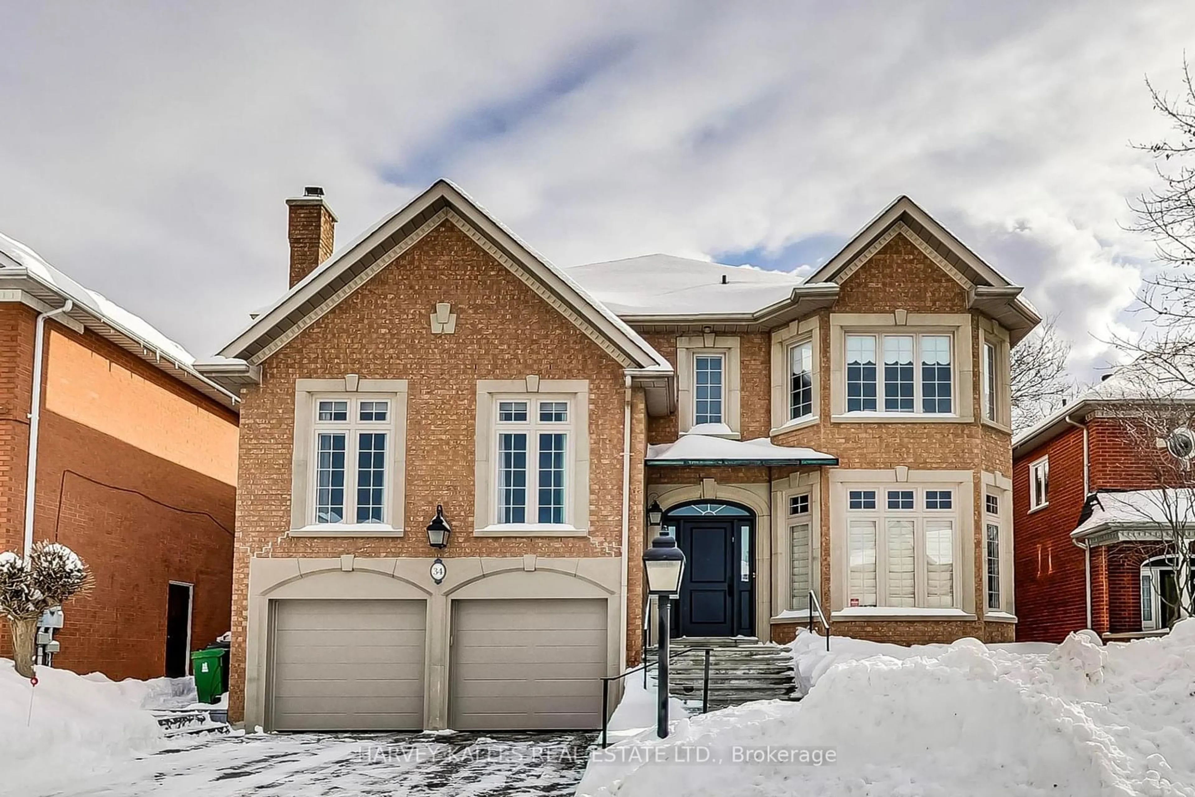 Home with brick exterior material, street for 34 Bowring Walk, Toronto Ontario M3H 5Z8