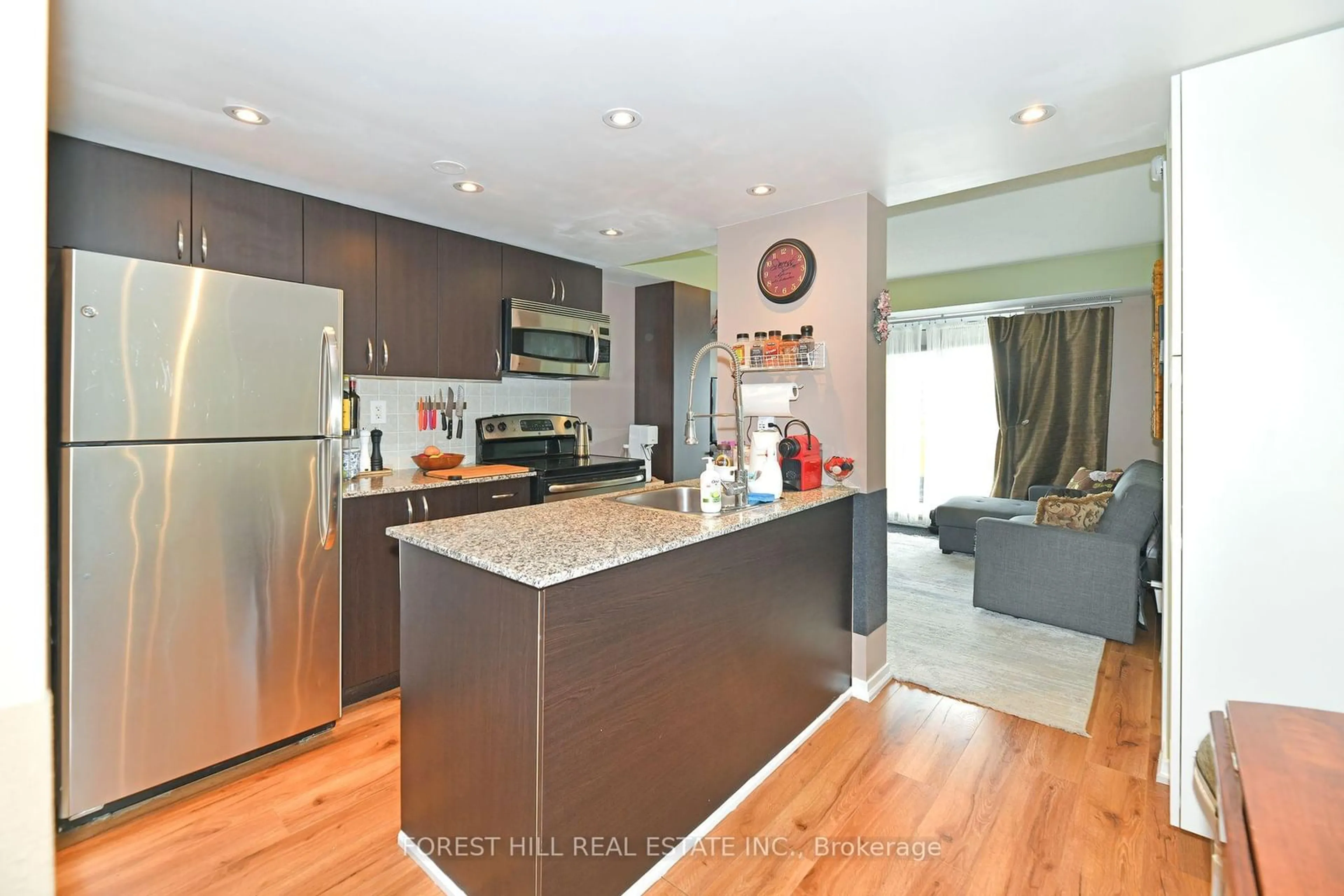 Open concept kitchen, unknown for 801 Sheppard Ave #505, Toronto Ontario M3H 2T3