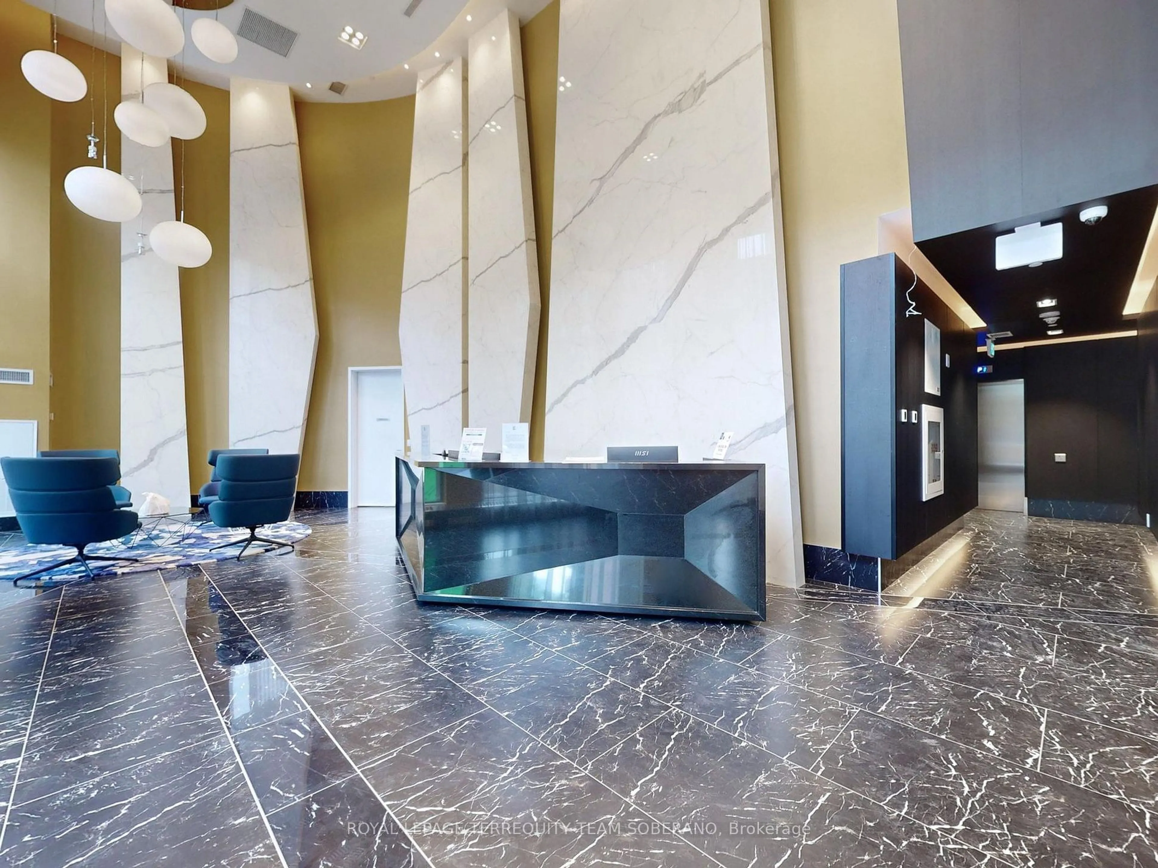 Lobby for 70 Princess St #2605, Toronto Ontario M5A 0X9