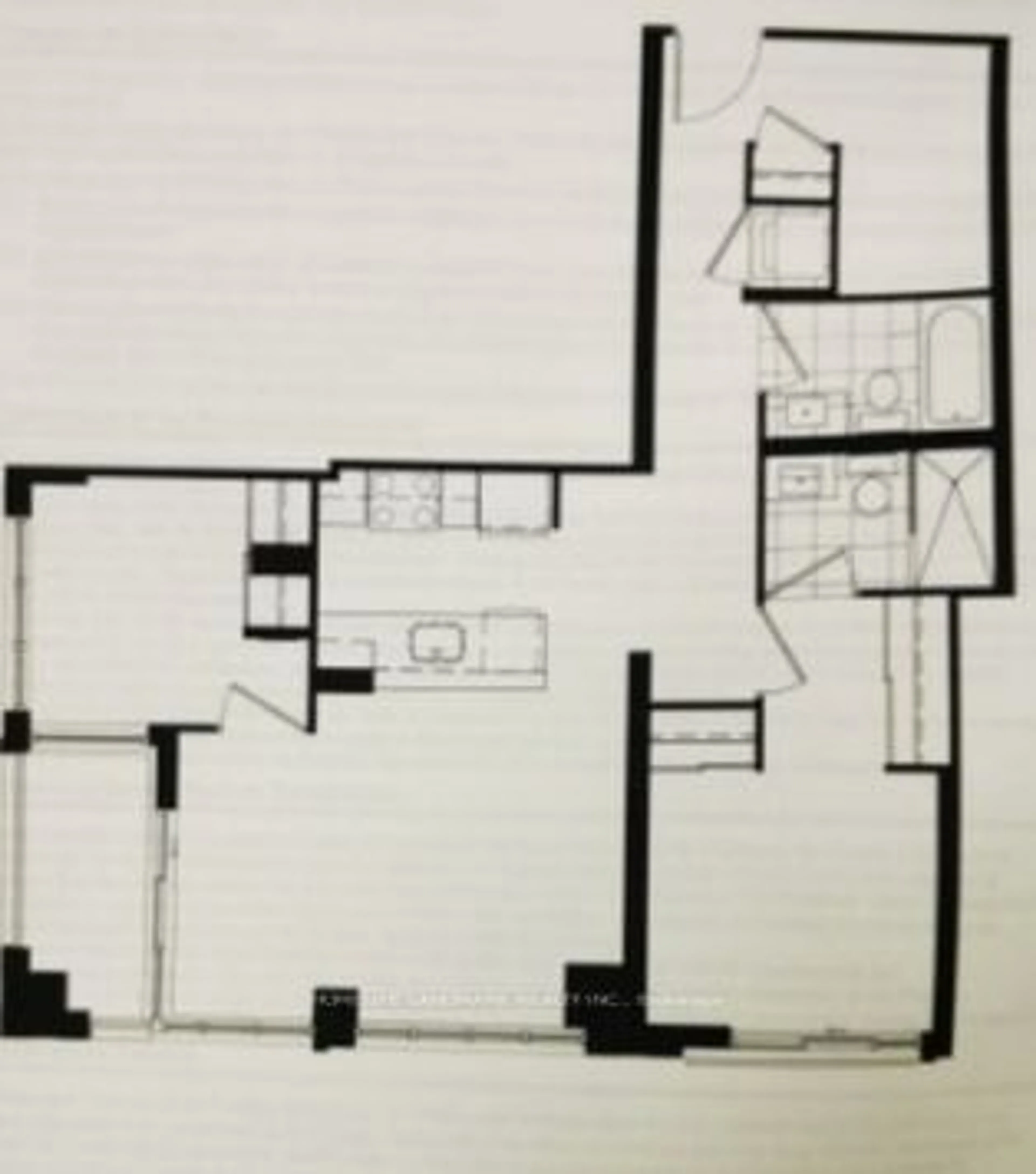 Floor plan for 35 BASTION St #509, Toronto Ontario M5V 0C2