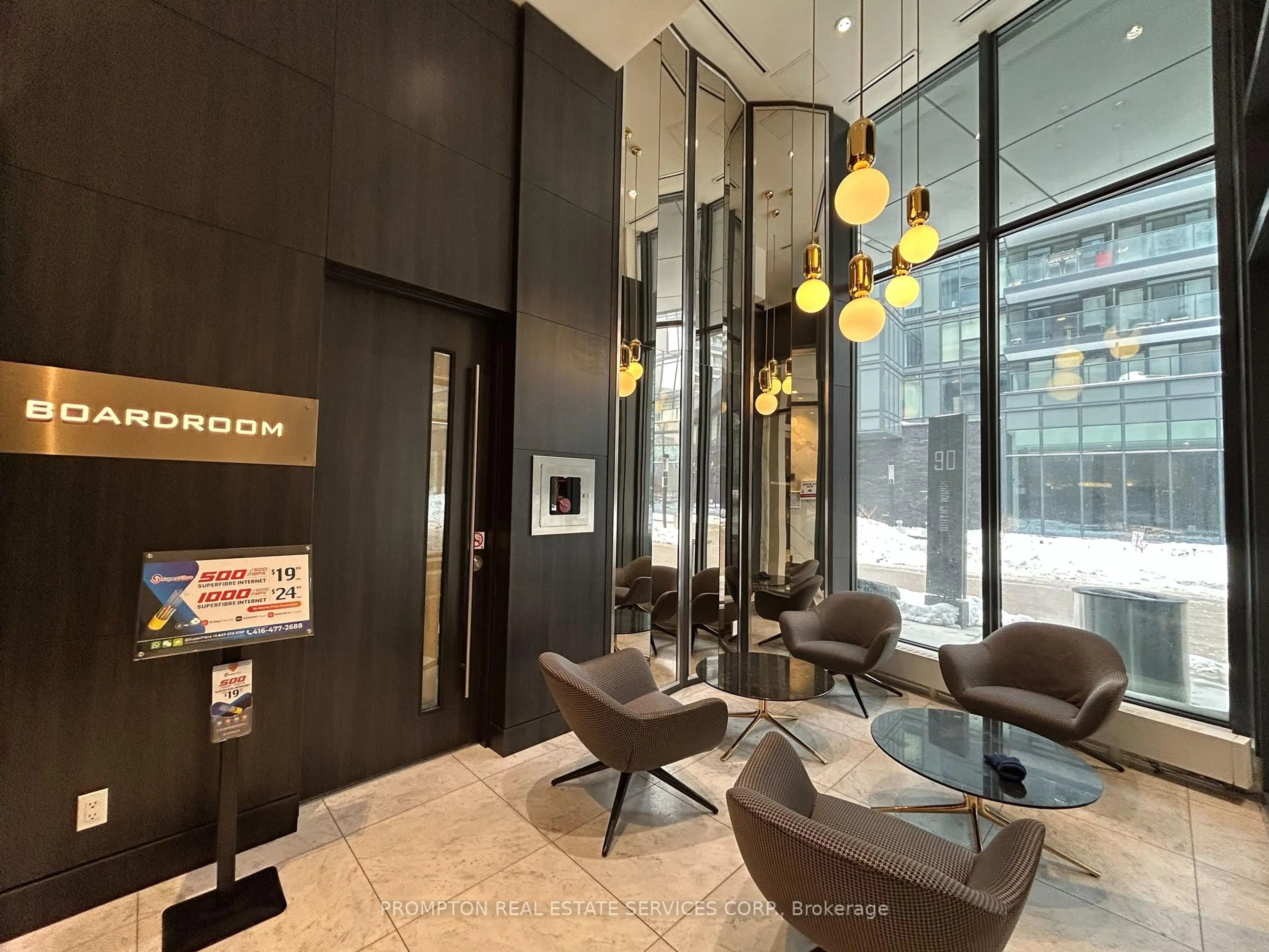 Lobby for 90 Queens Wharf Rd #801, Toronto Ontario M5V 0J4