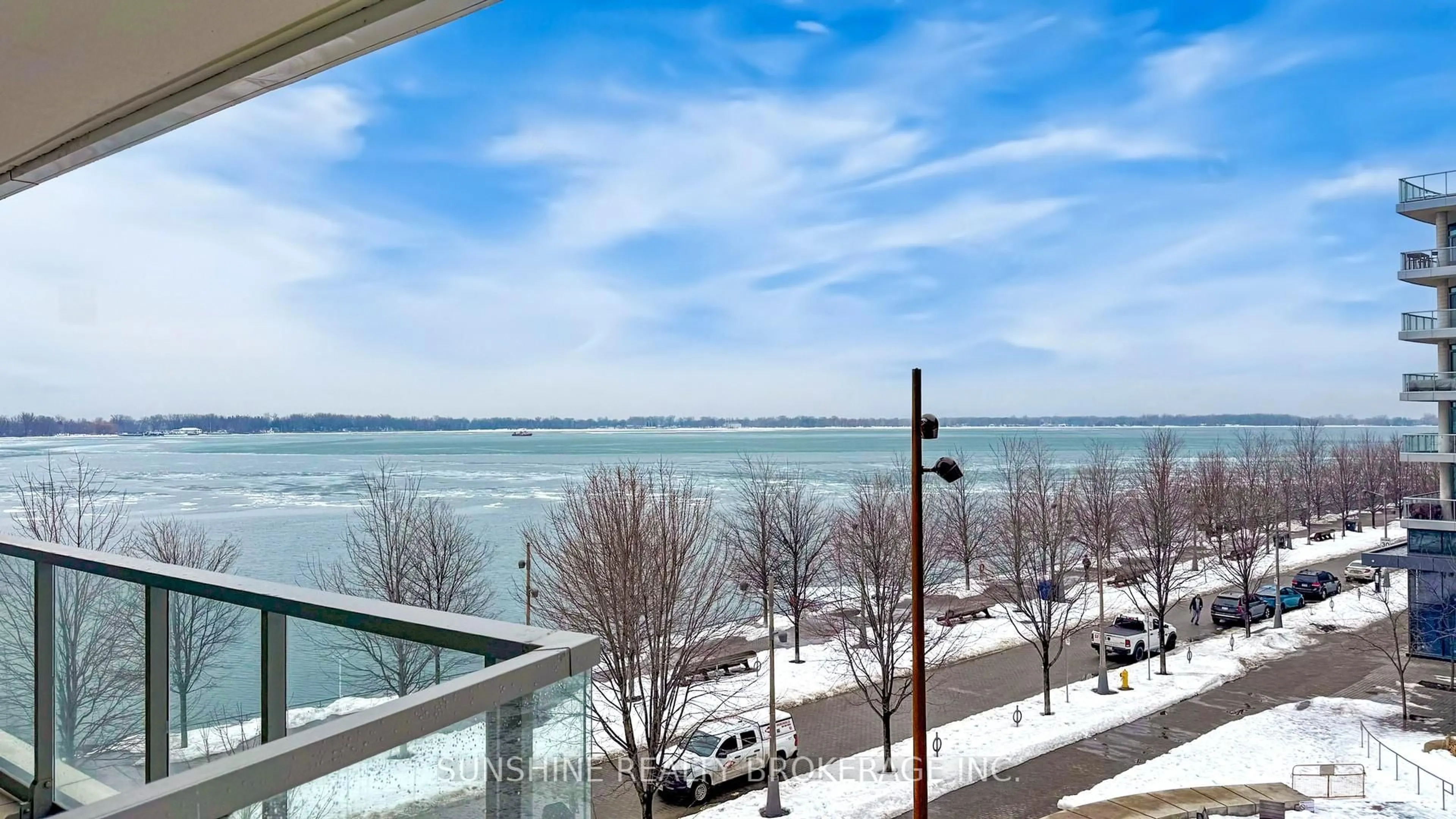 Patio, water/lake/river/ocean view for 118 Merchants' Wharf #305, Toronto Ontario M5A 0L3