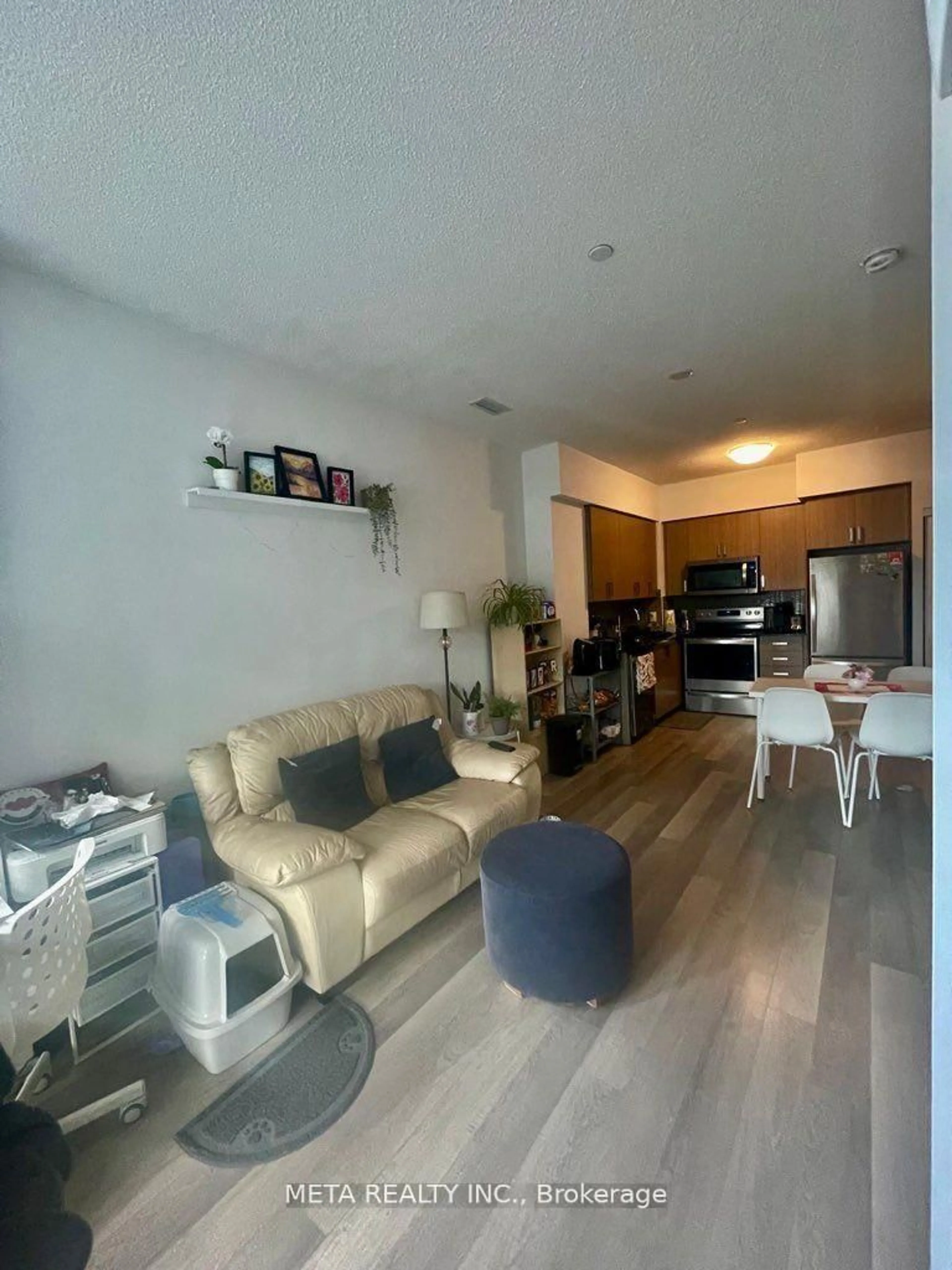 Living room with furniture, unknown for 1603 Eglinton Ave #218, Toronto Ontario M6E 0A1