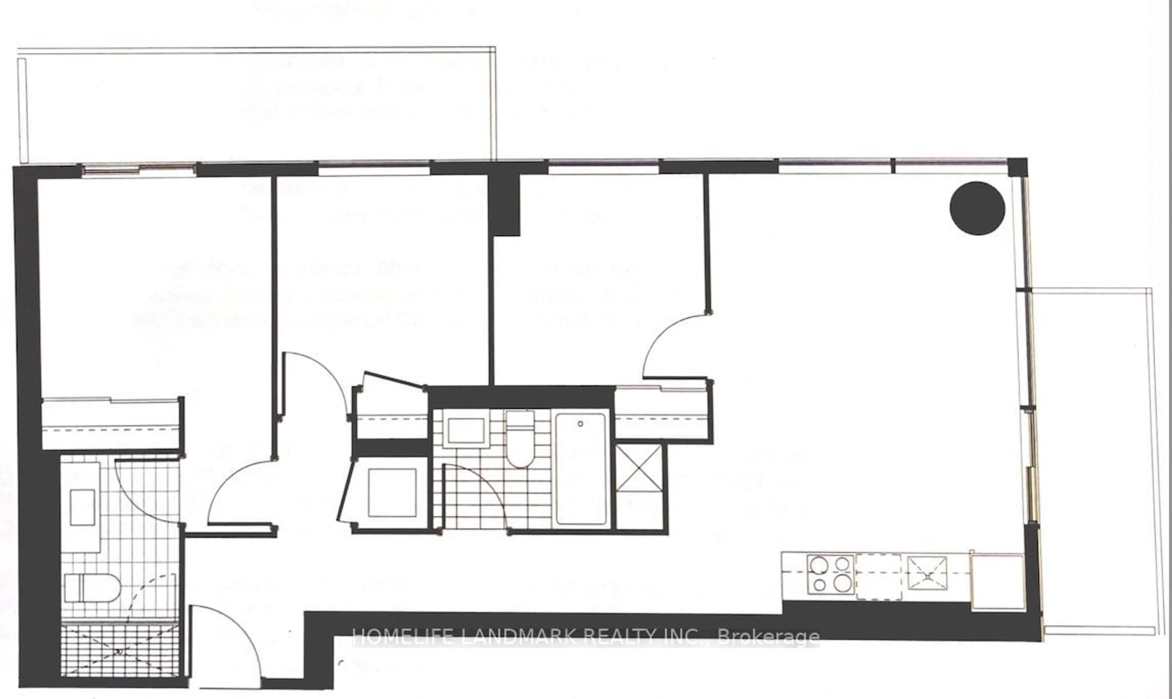 Floor plan for 39 Roehampton Ave #3209, Toronto Ontario M4P 0G1