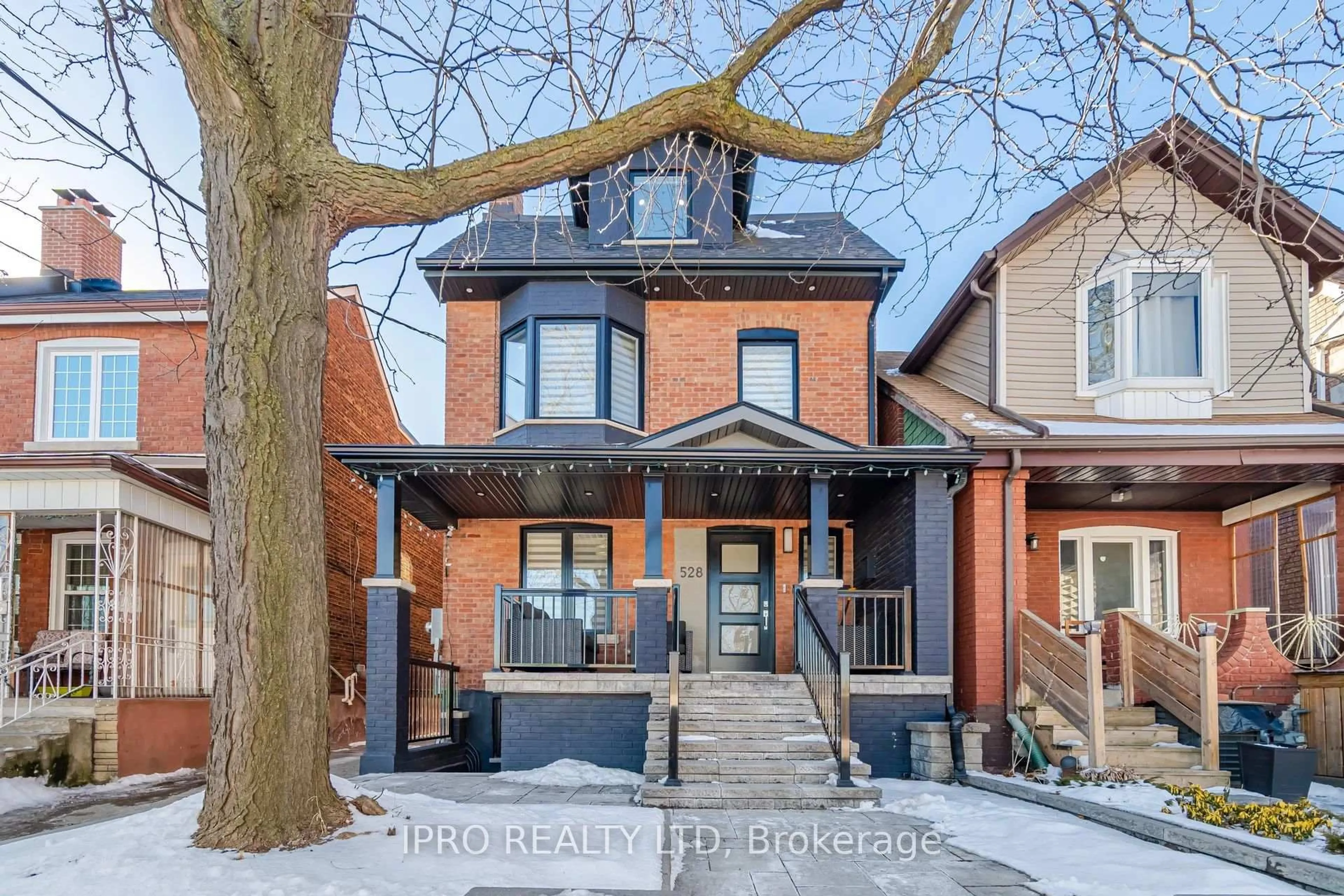 Home with brick exterior material, street for 528 Brock Ave, Toronto Ontario M6H 3N3