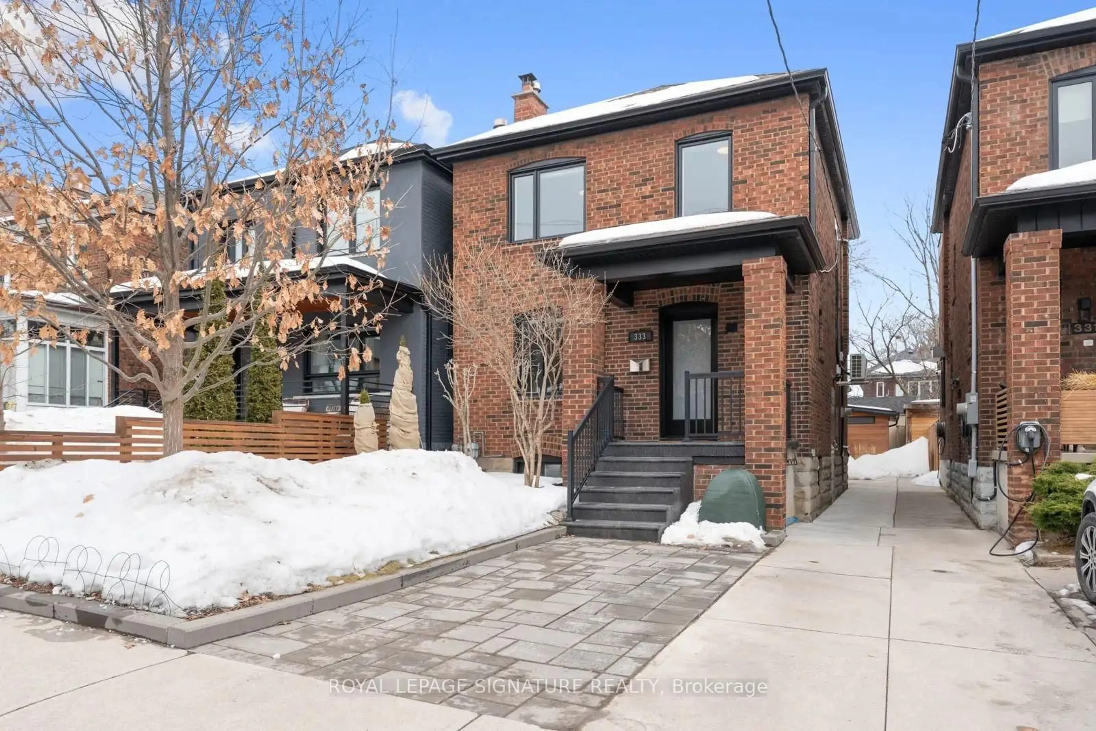 Home with brick exterior material, street for 333 Arlington Ave, Toronto Ontario M6C 2Z8