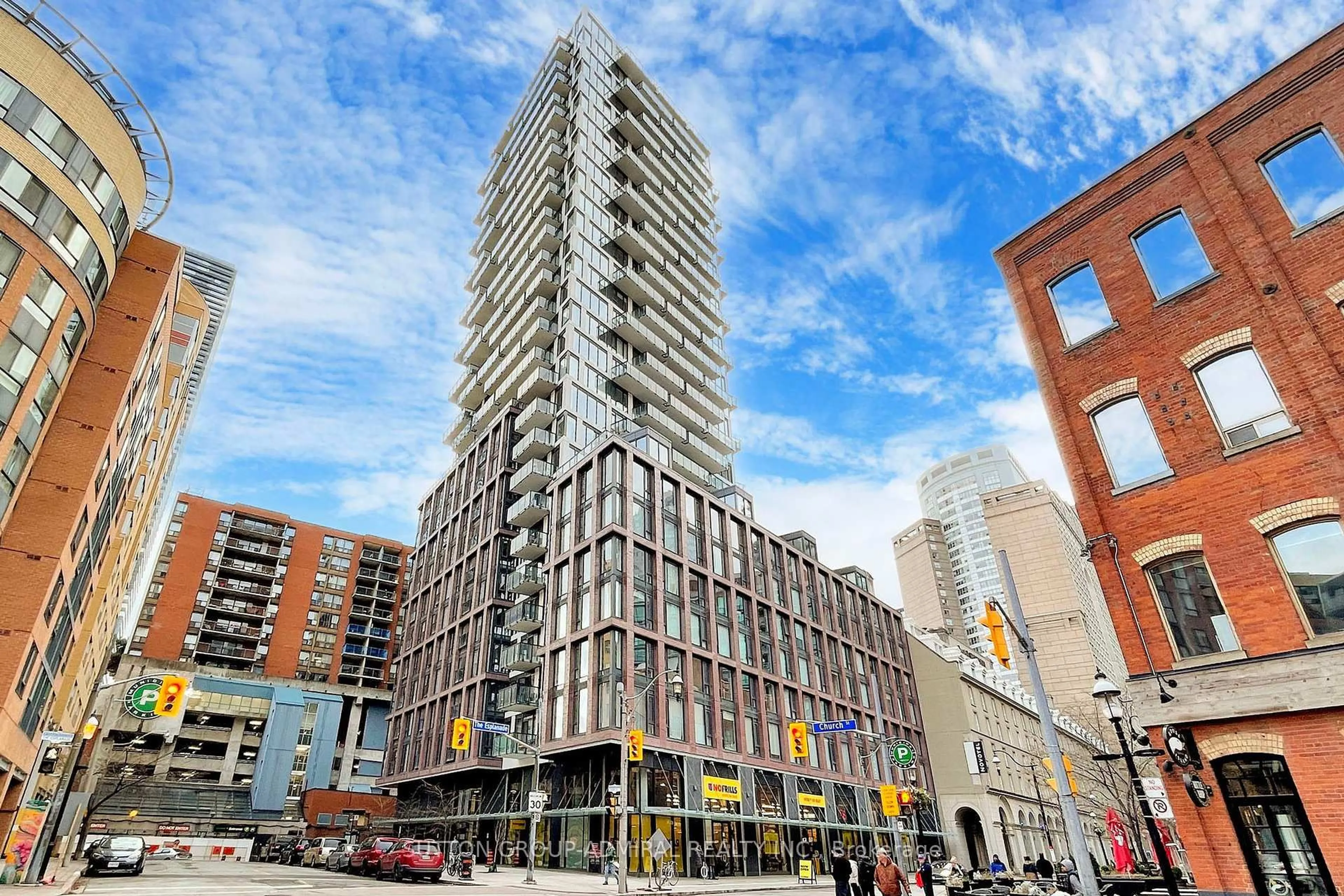 Patio, building for 2A Church St #308, Toronto Ontario M5E 0E1