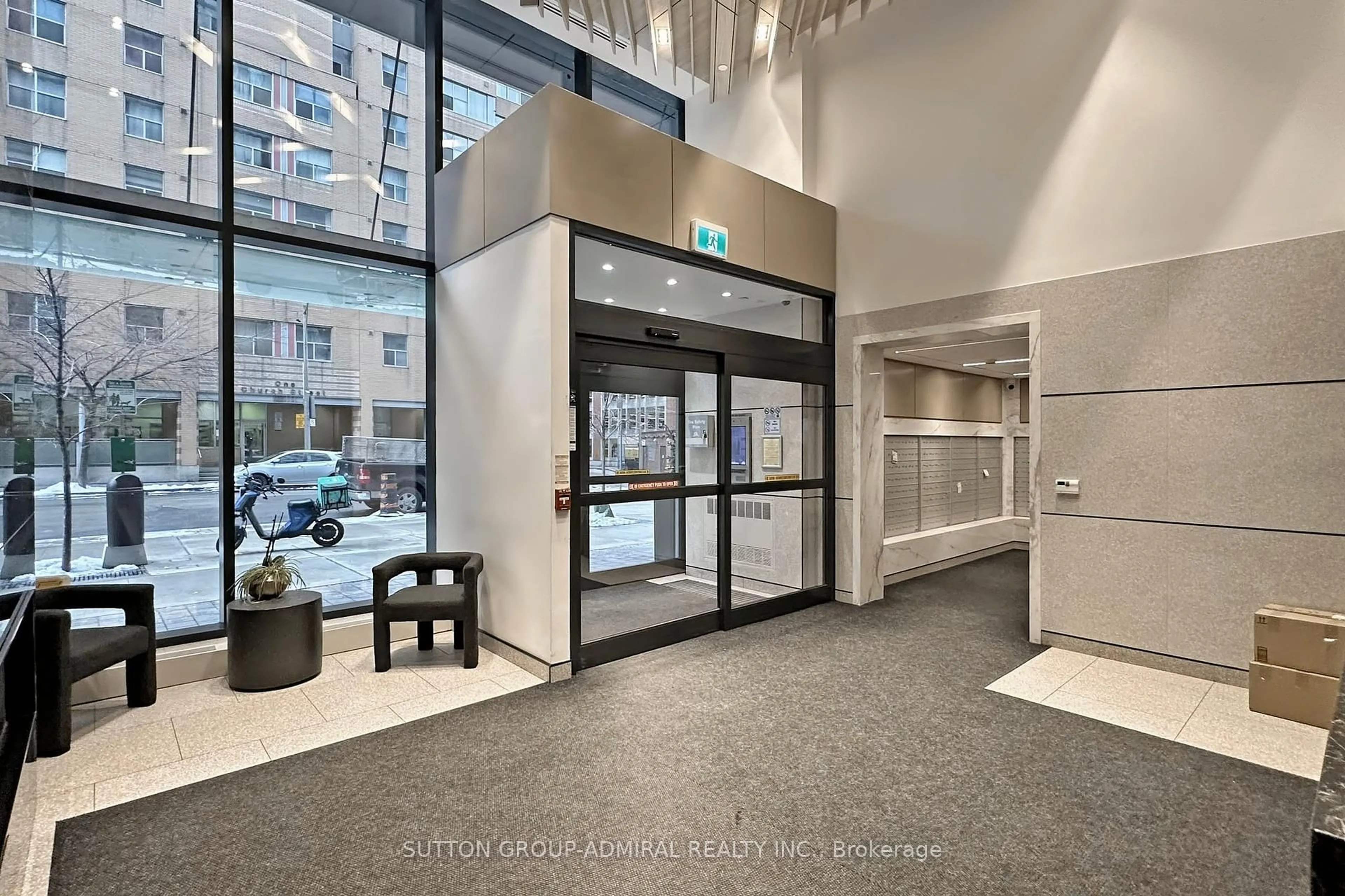 Indoor foyer for 2A Church St #308, Toronto Ontario M5E 0E1