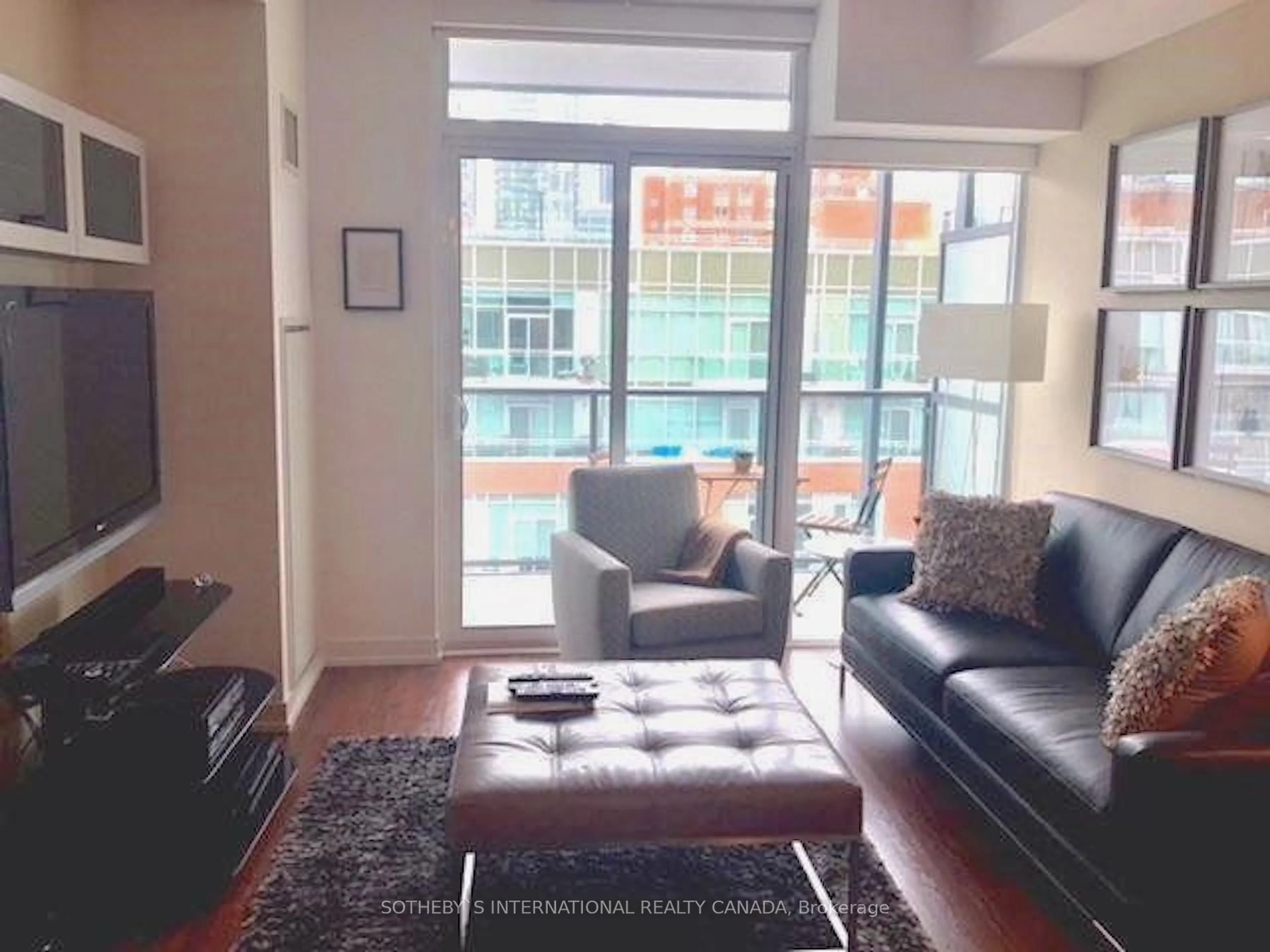 Living room with furniture, unknown for 105 George St #812, Toronto Ontario M5A 0L4