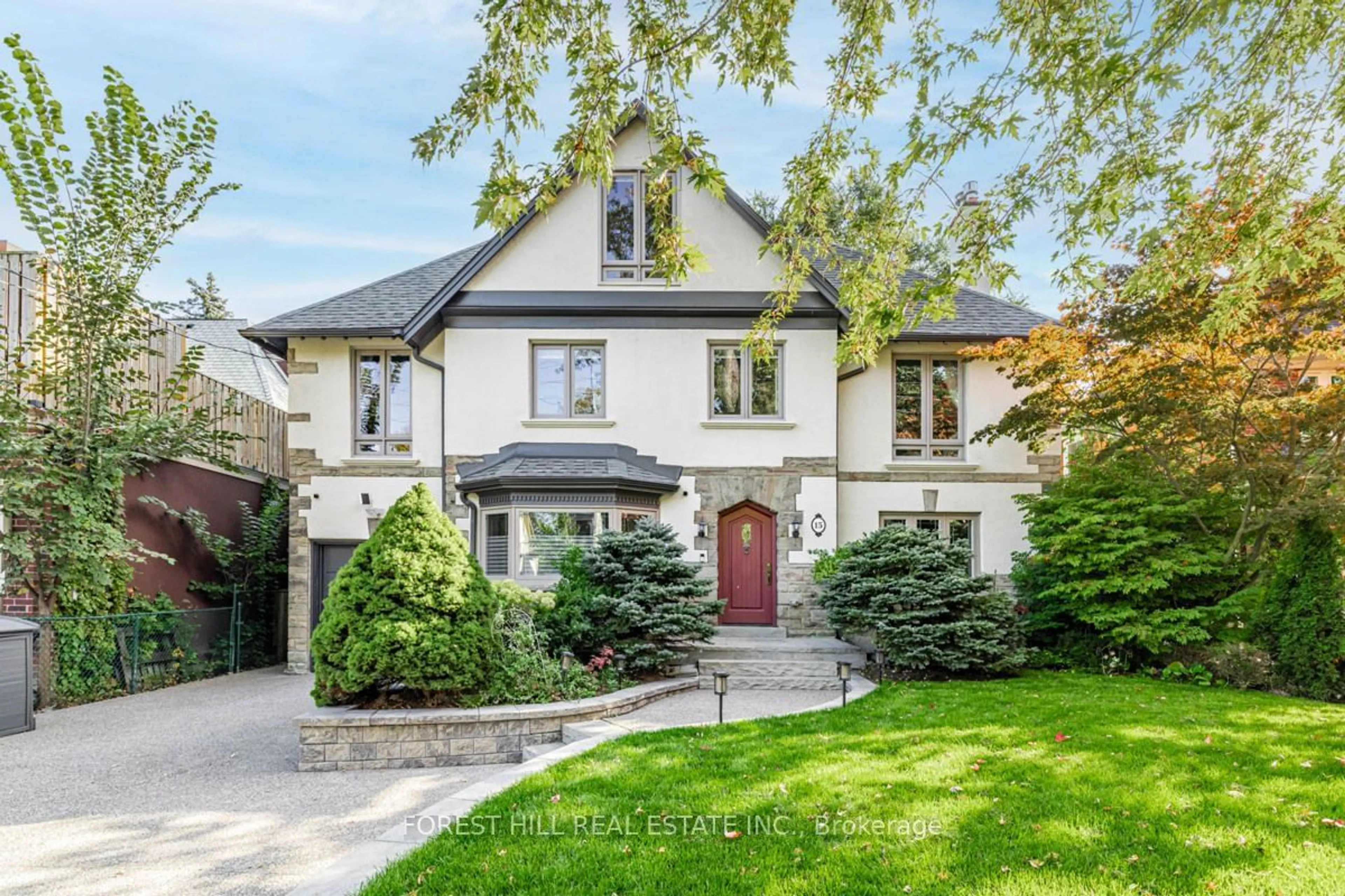 Home with brick exterior material, street for 15 Strathallan Blvd, Toronto Ontario M5N 1S8