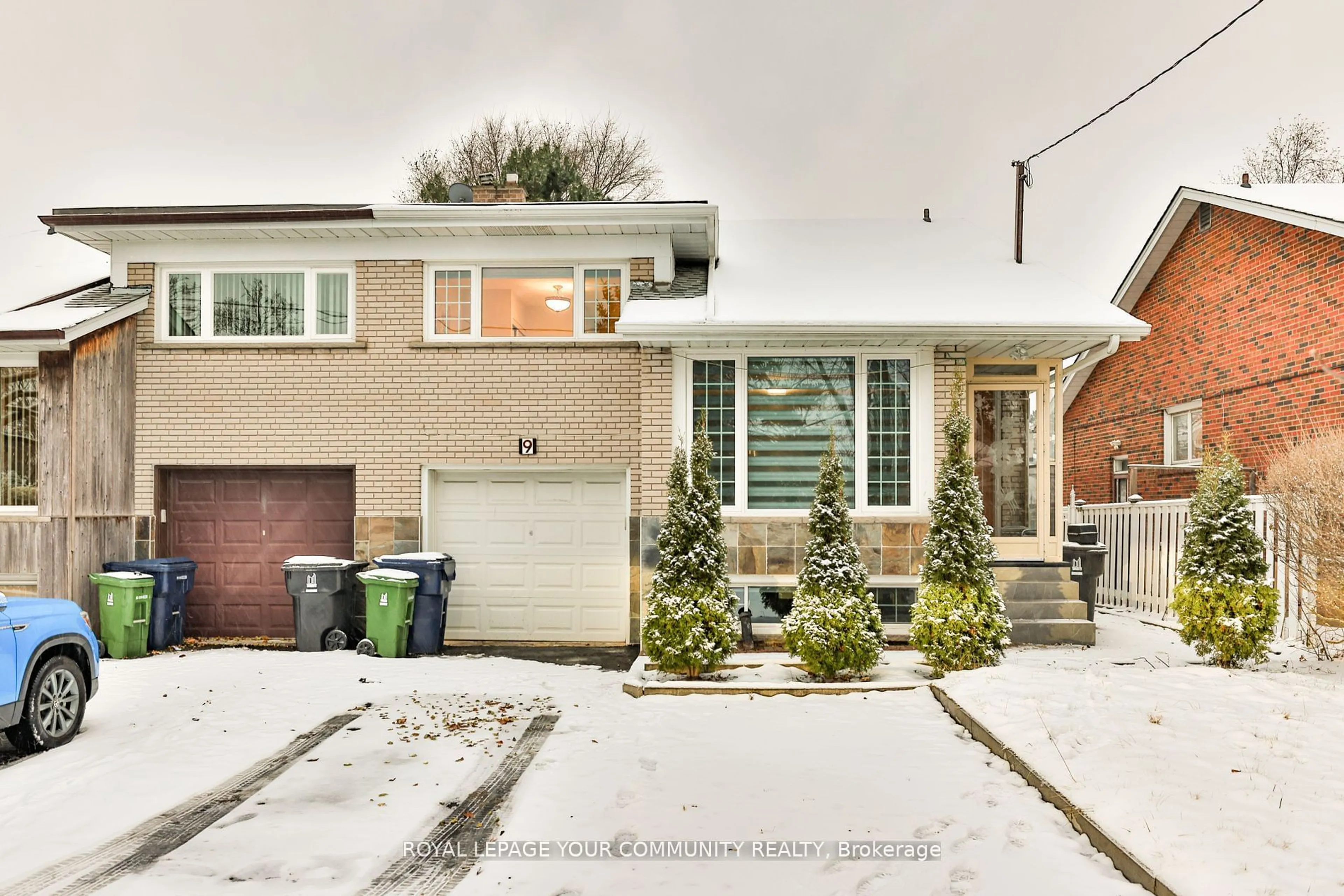 Home with brick exterior material, street for 9 Tulane Cres, Toronto Ontario M3A 2B9