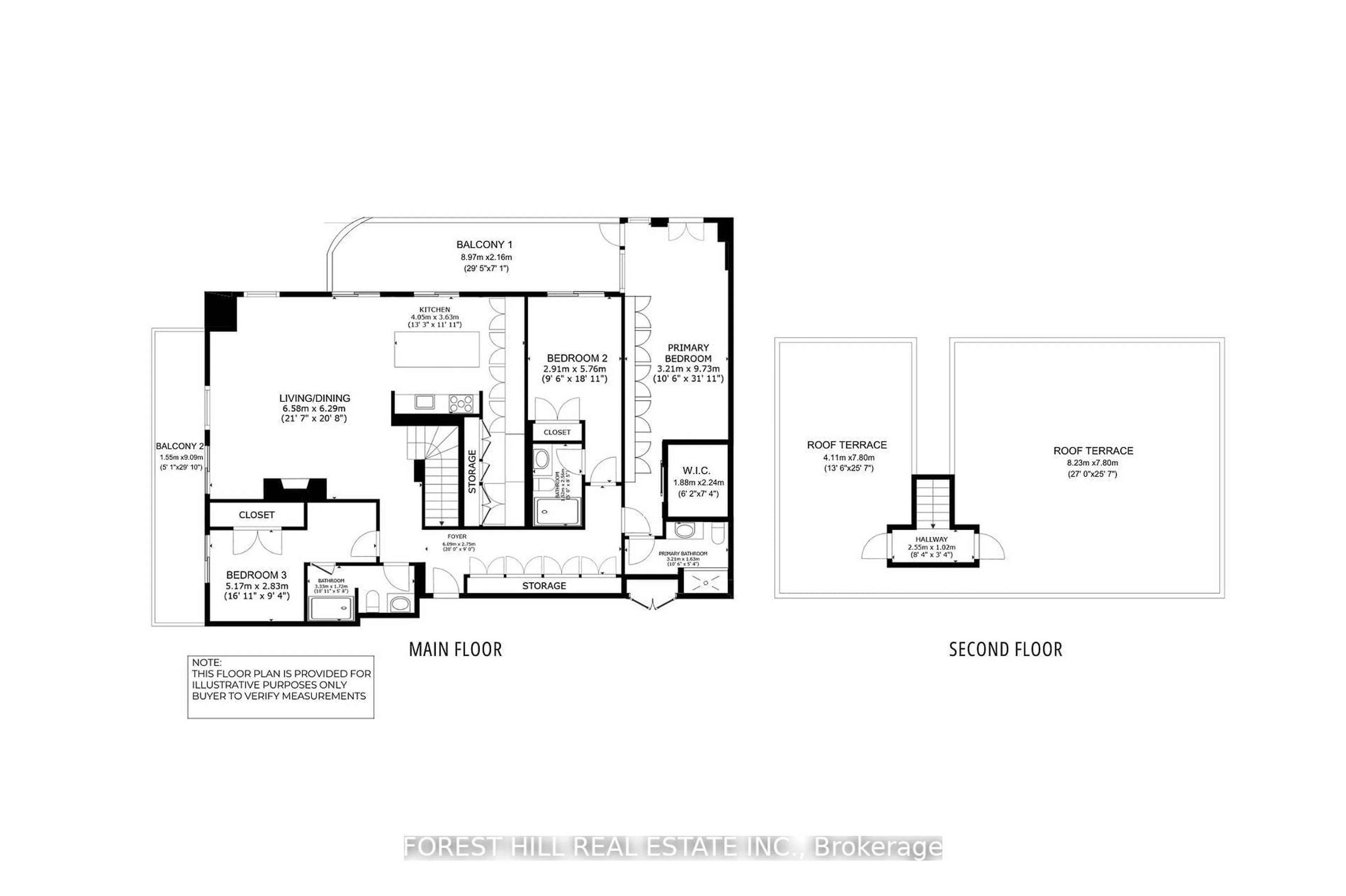 Floor plan for 377 Madison Ave #706, Toronto Ontario M4V 3E1