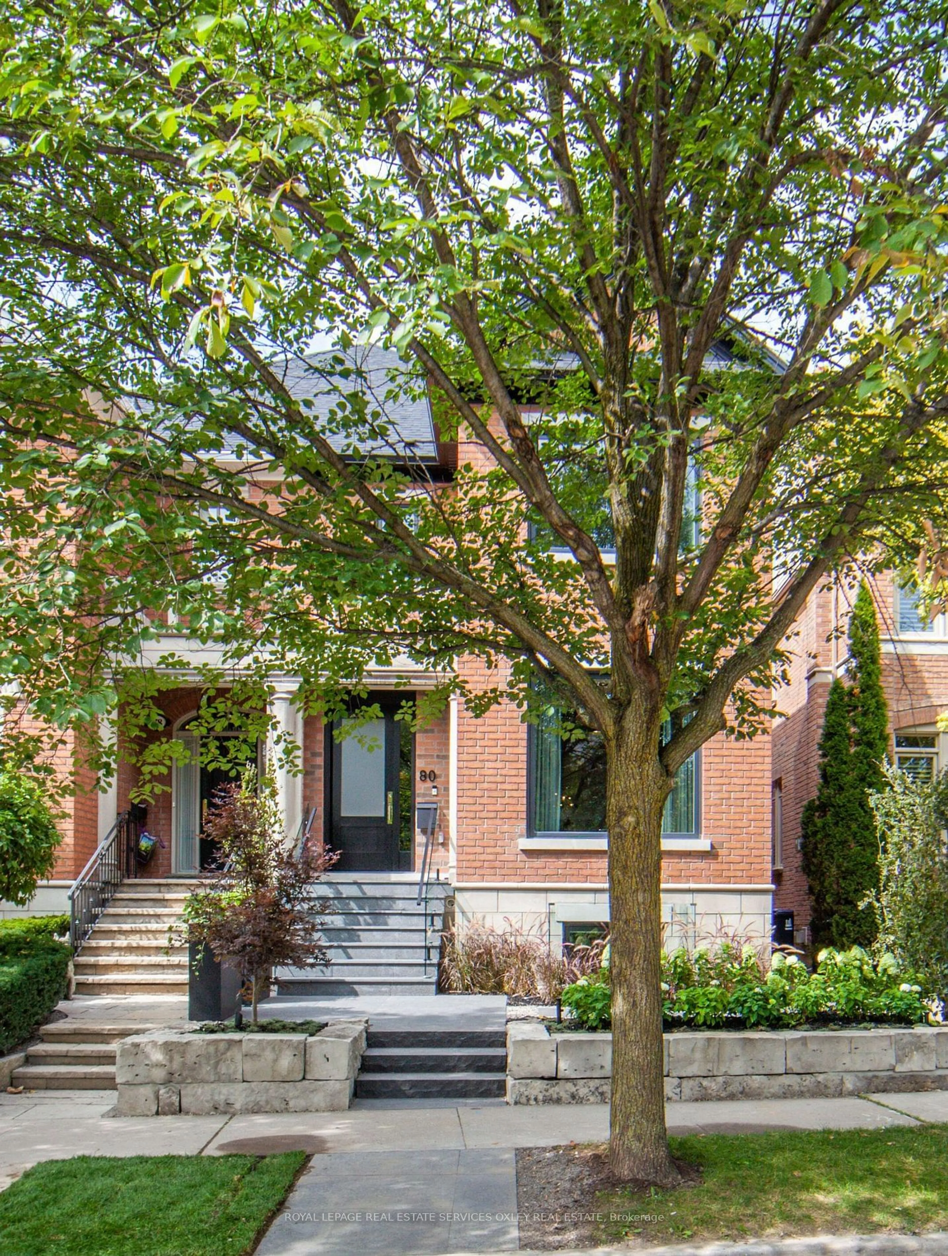 Home with brick exterior material, street for 80 Mathersfield Dr, Toronto Ontario M4W 3W5