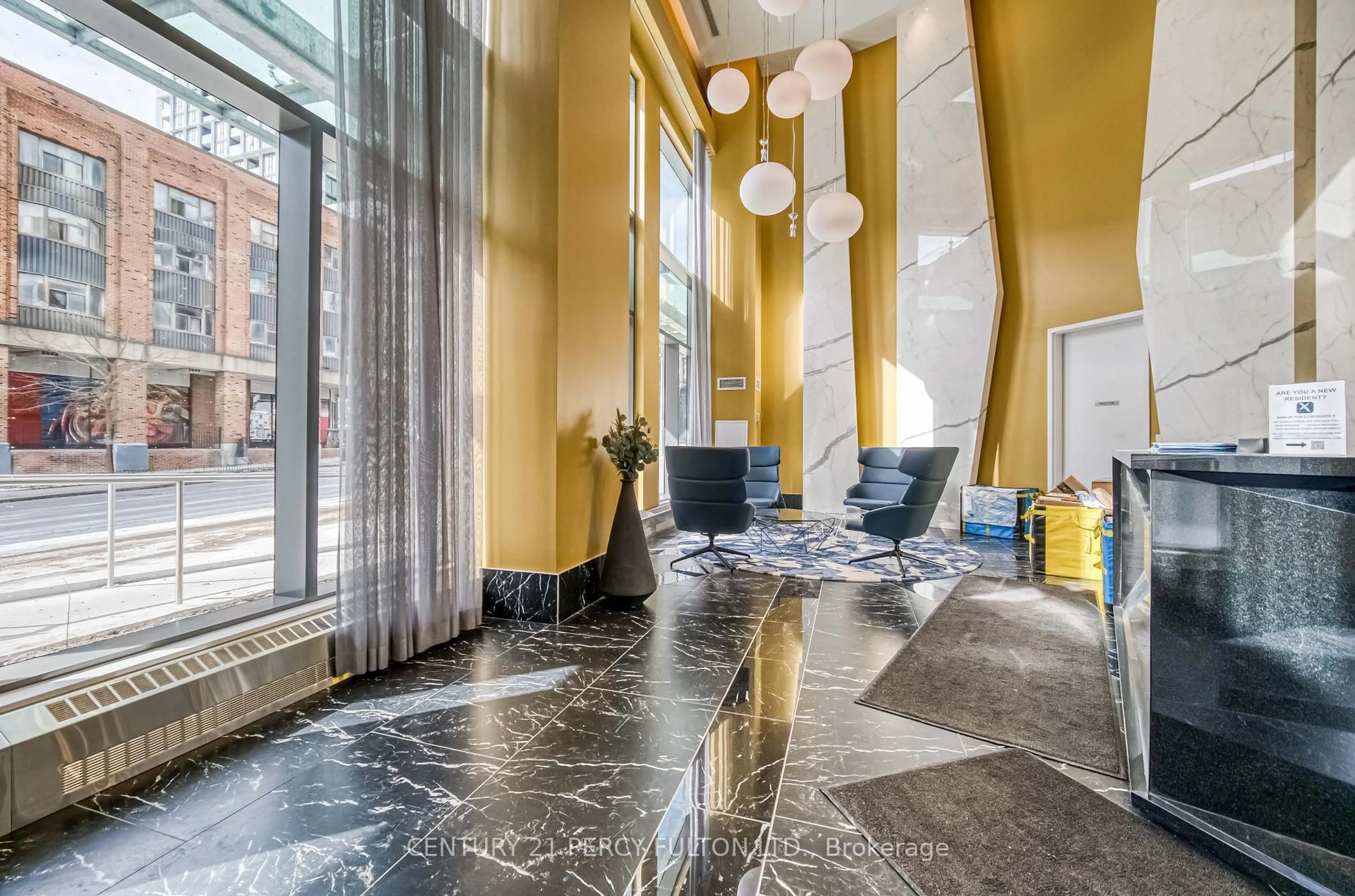 Lobby for 135 Lower Sherbourne St #1244, Toronto Ontario M5A 1Y4