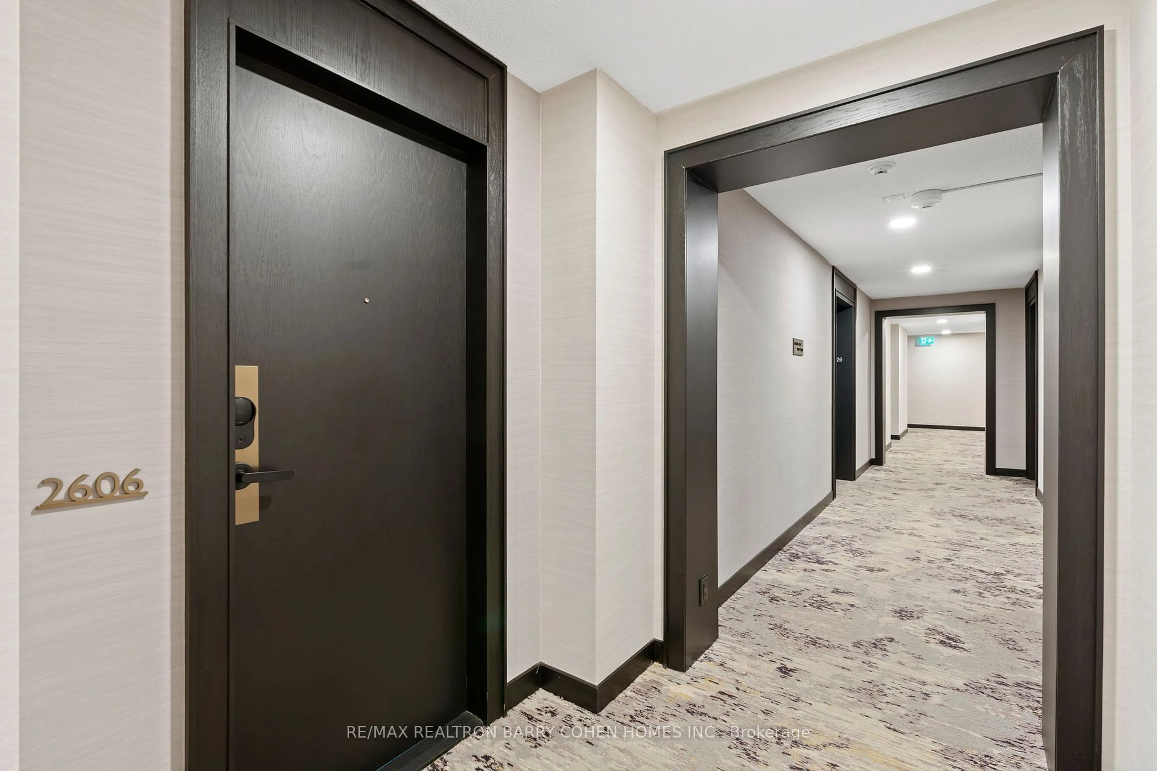 Indoor foyer for 23 Hollywood Ave #2606, Toronto Ontario M2N 7L8