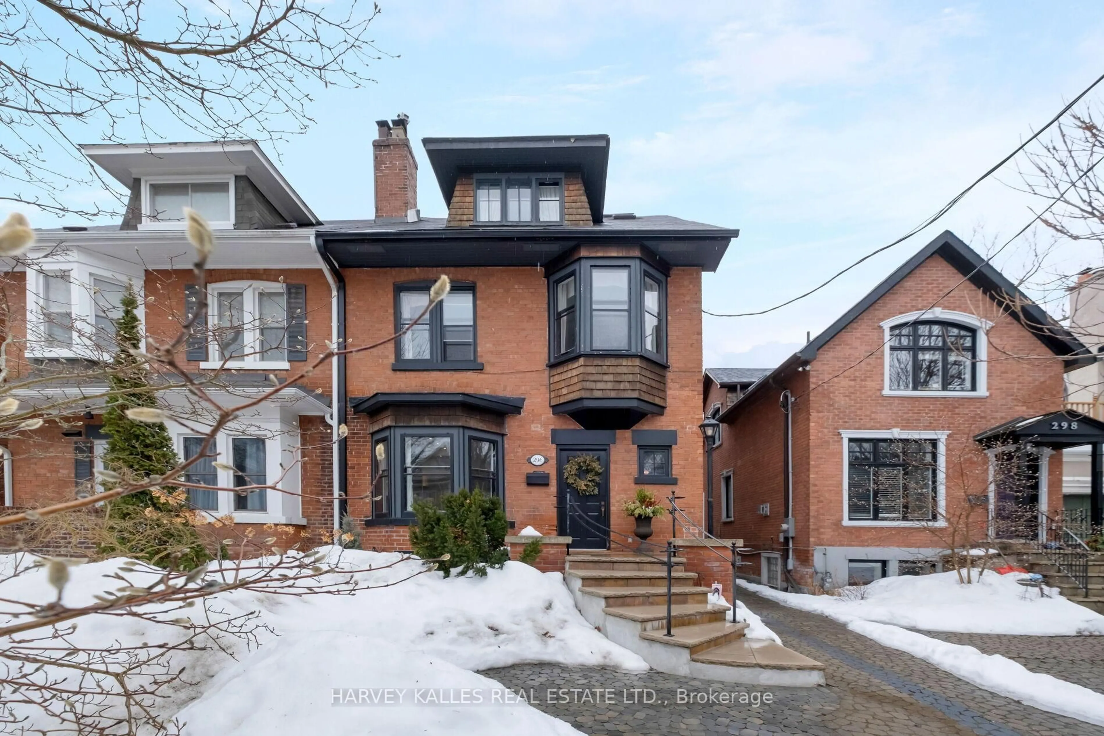 Home with brick exterior material, street for 296 Glen Rd, Toronto Ontario M4W 2X3