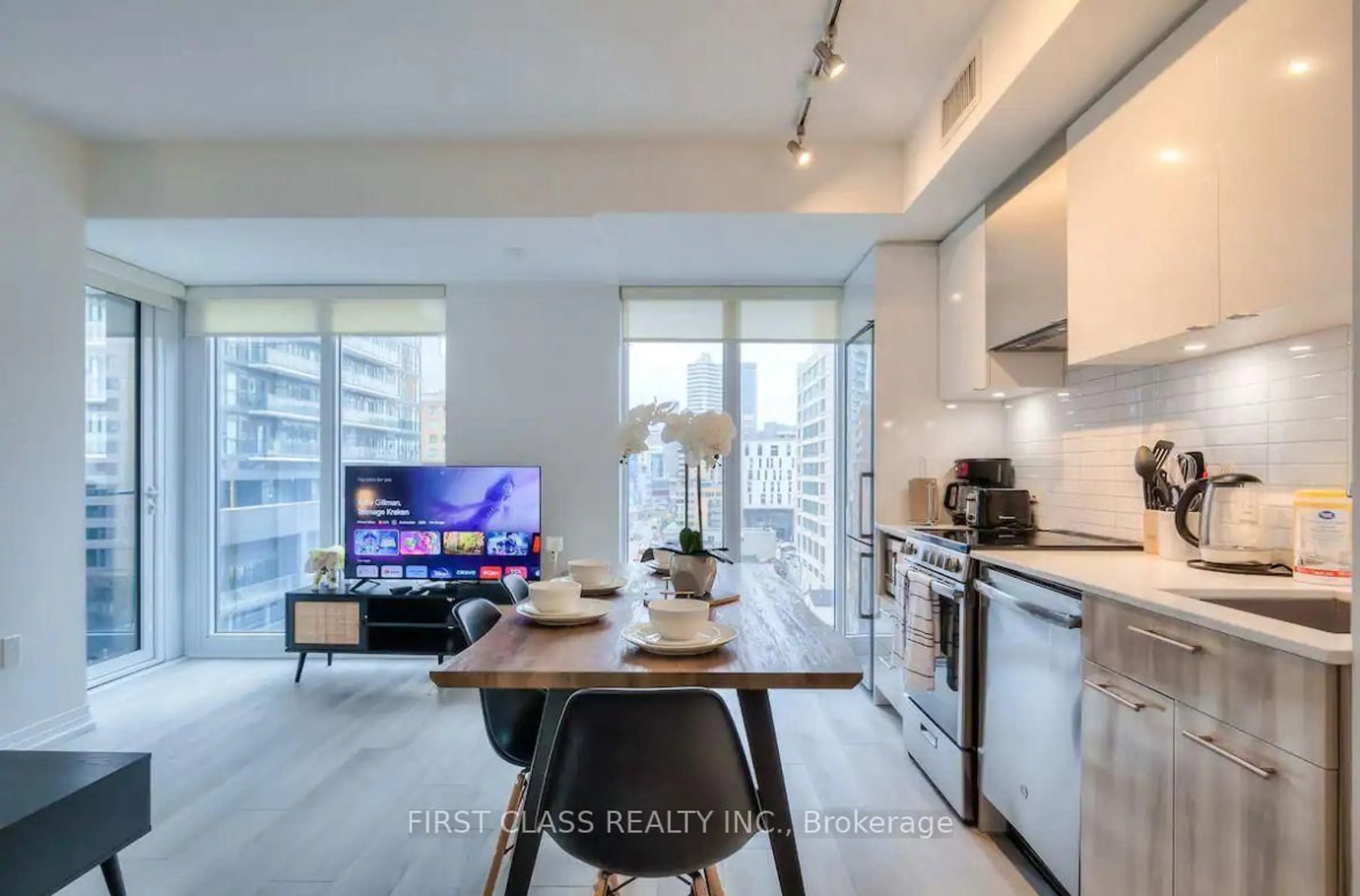 Open concept kitchen, unknown for 251 Jarvis St #826, Toronto Ontario M5B 0C3