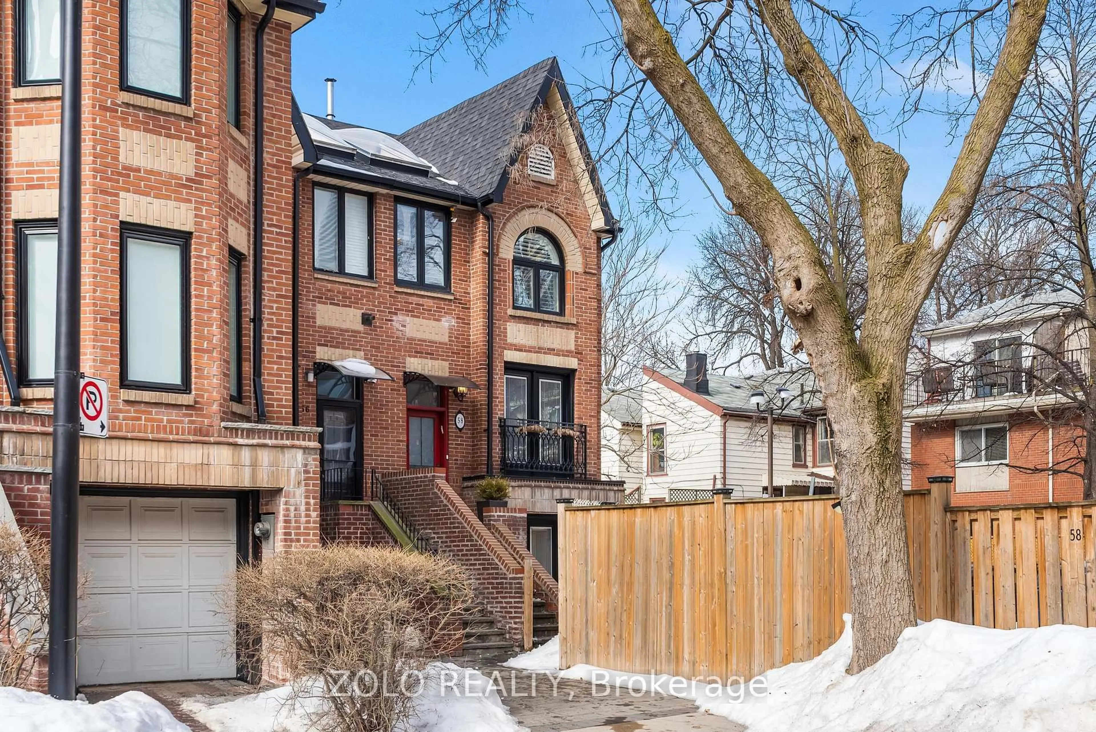 Home with brick exterior material, street for 58 Soho Sq, Toronto Ontario M5T 2Z4