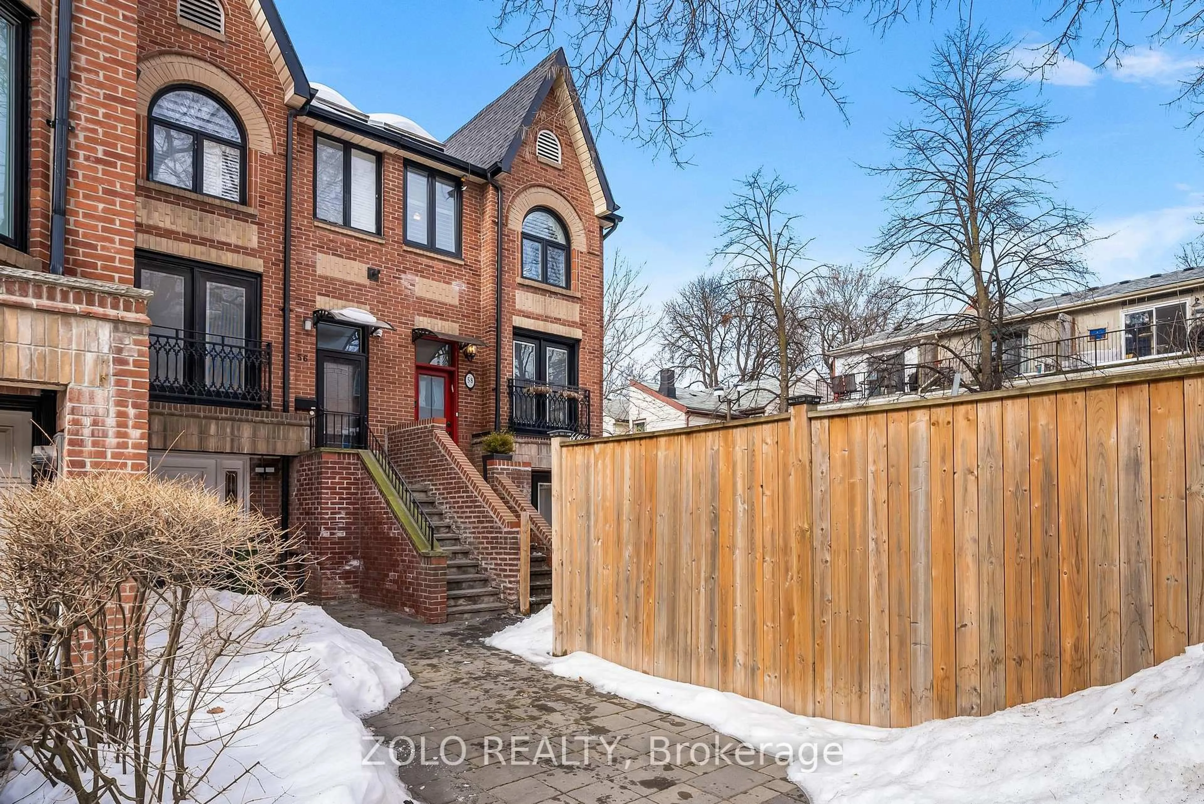 Home with brick exterior material, street for 58 Soho Sq, Toronto Ontario M5T 2Z4