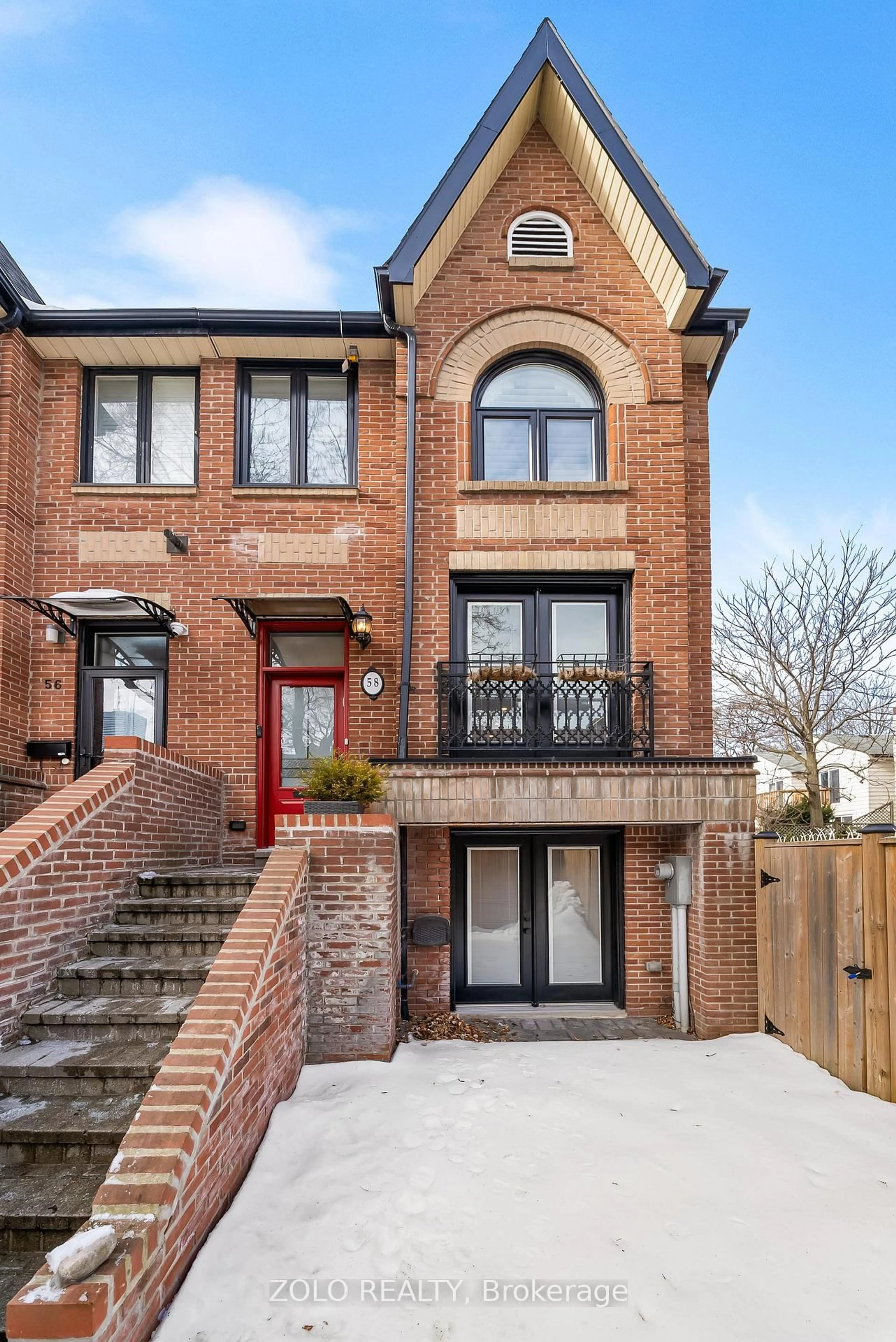 Home with brick exterior material, street for 58 Soho Sq, Toronto Ontario M5T 2Z4