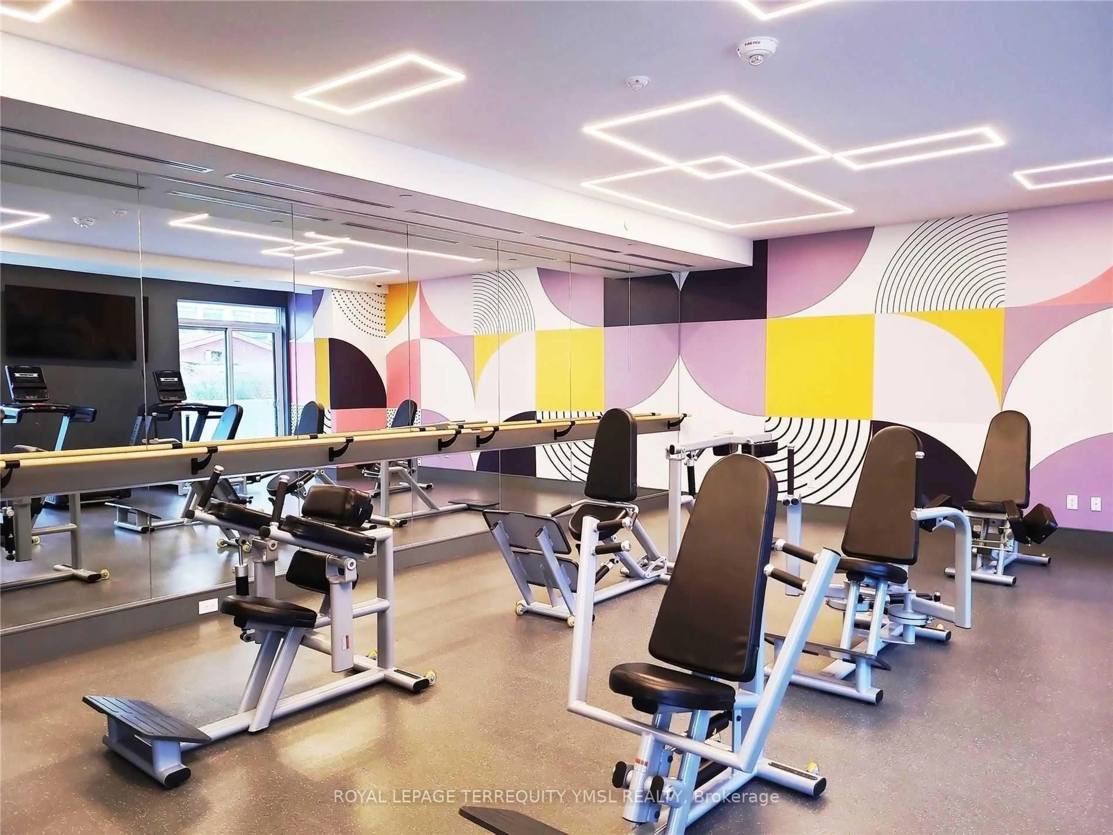 Gym or fitness room for 75 Canterbury Pl #2311, Toronto Ontario M2N 0L2