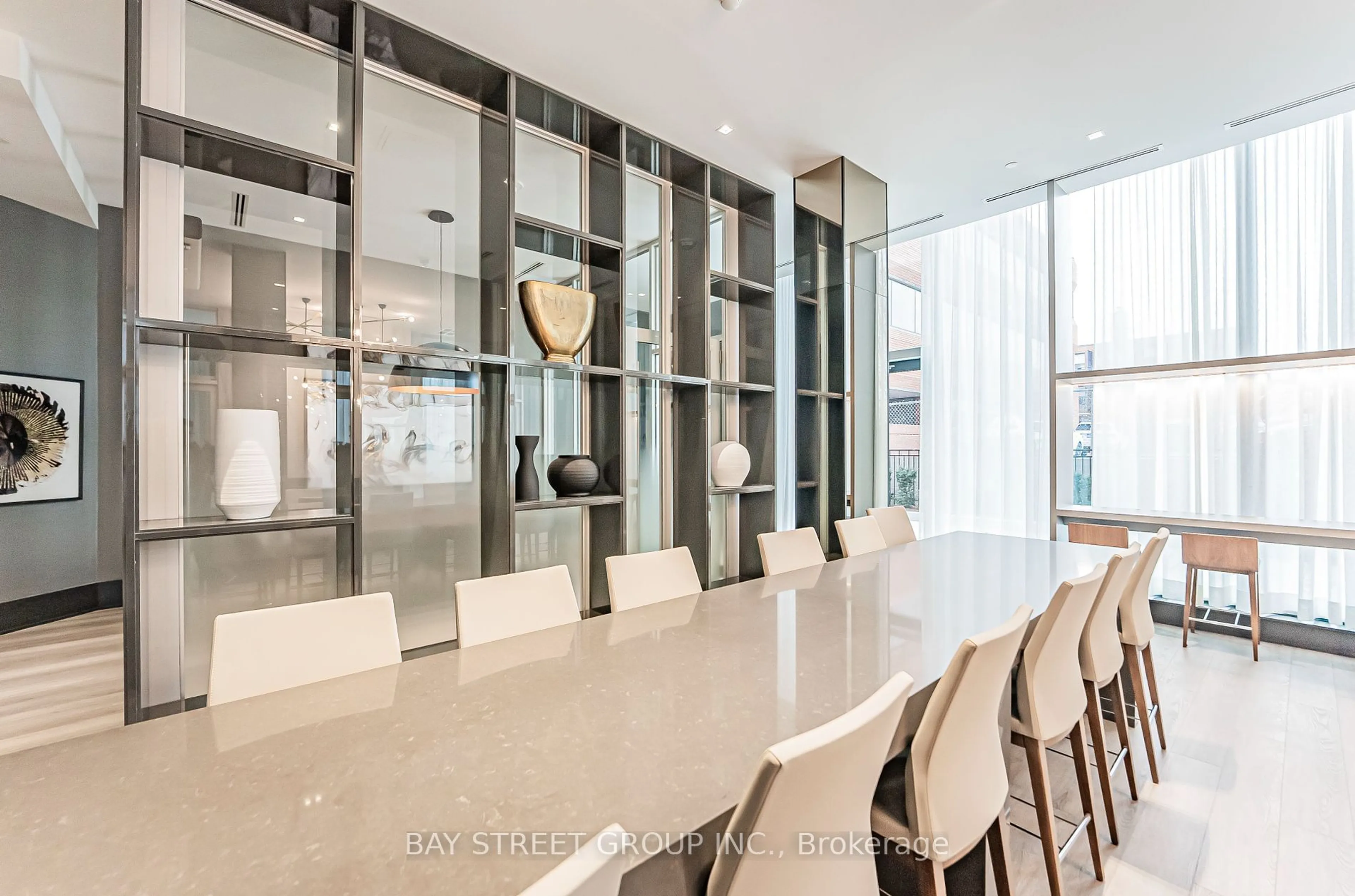 Contemporary kitchen, ceramic/tile floor for 250 Lawrence Ave #526, Toronto Ontario M5M 1B2