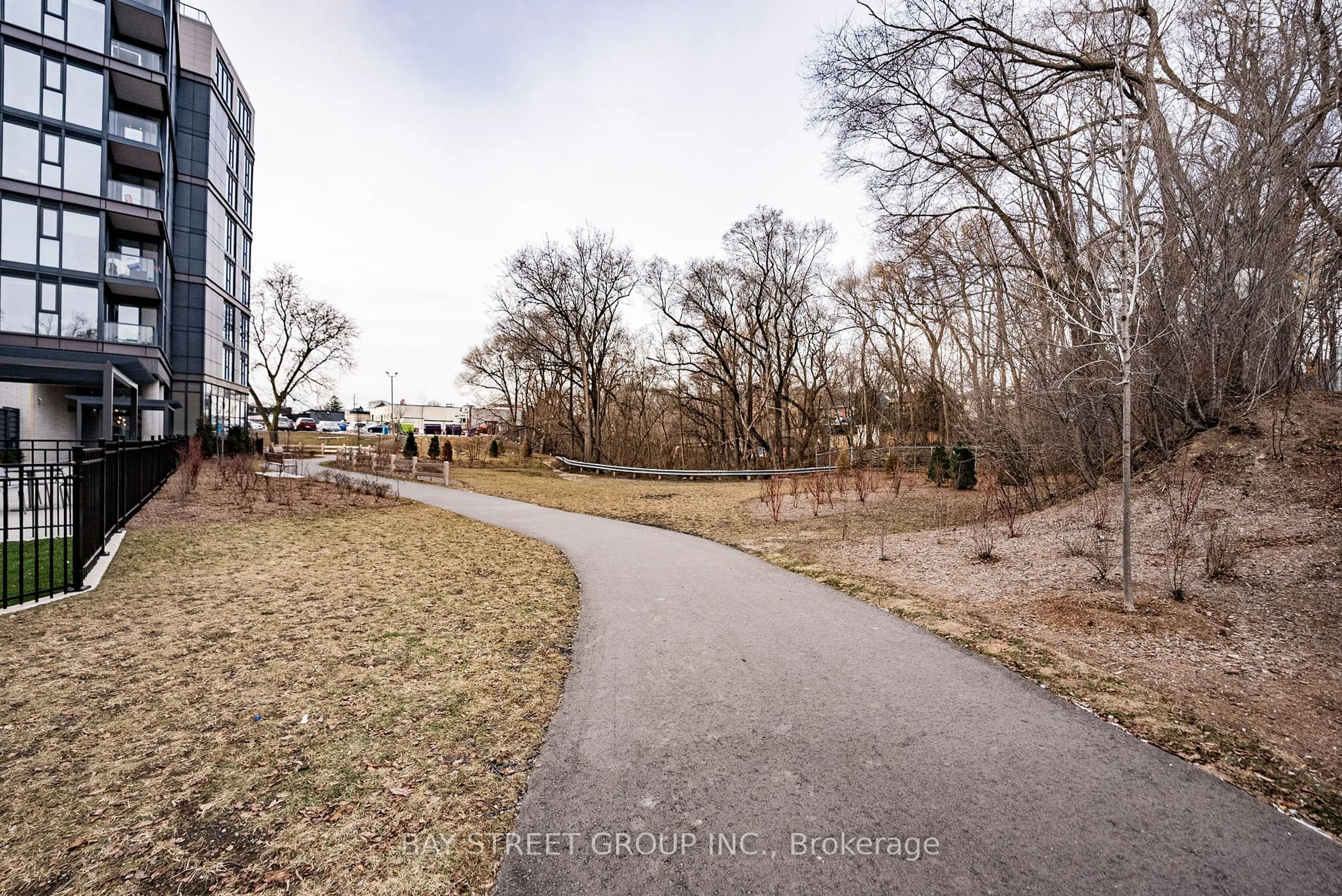 A pic from outside/outdoor area/front of a property/back of a property/a pic from drone, street for 250 Lawrence Ave #526, Toronto Ontario M5M 1B2