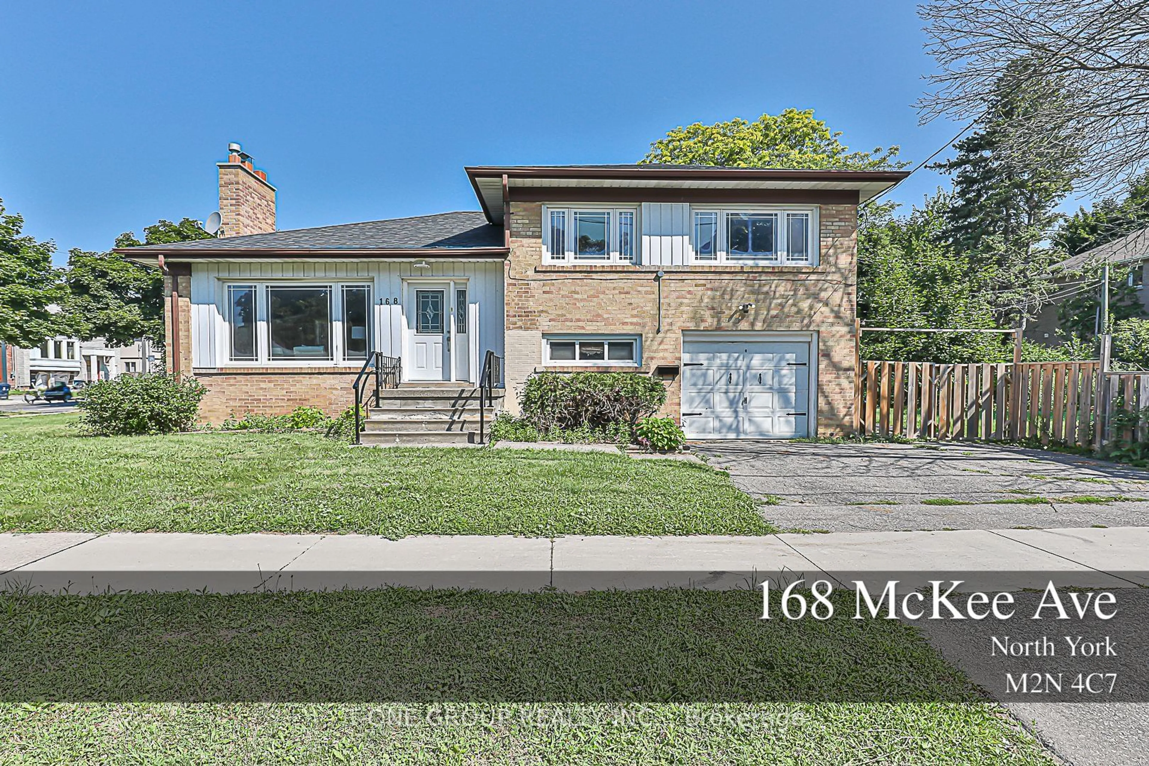 Home with brick exterior material, street for 168 Mckee Ave, Toronto Ontario M2N 4C7