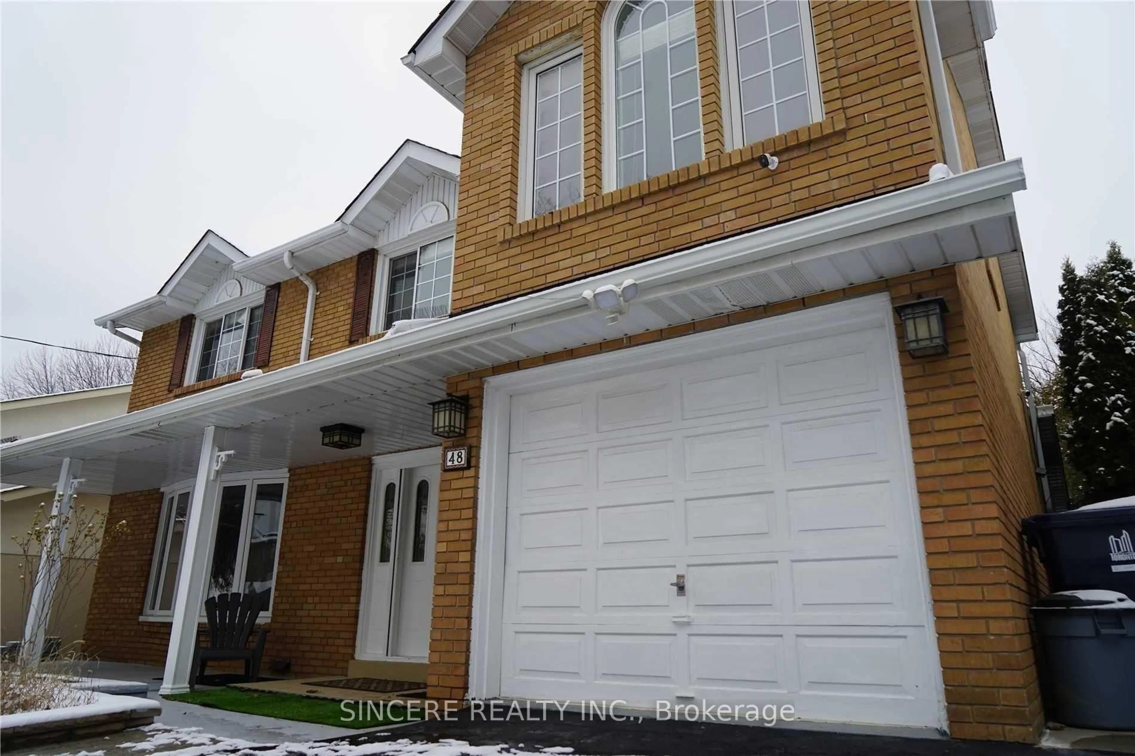 Home with brick exterior material, street for 48 Bellbury Cres, Toronto Ontario M2J 2J8