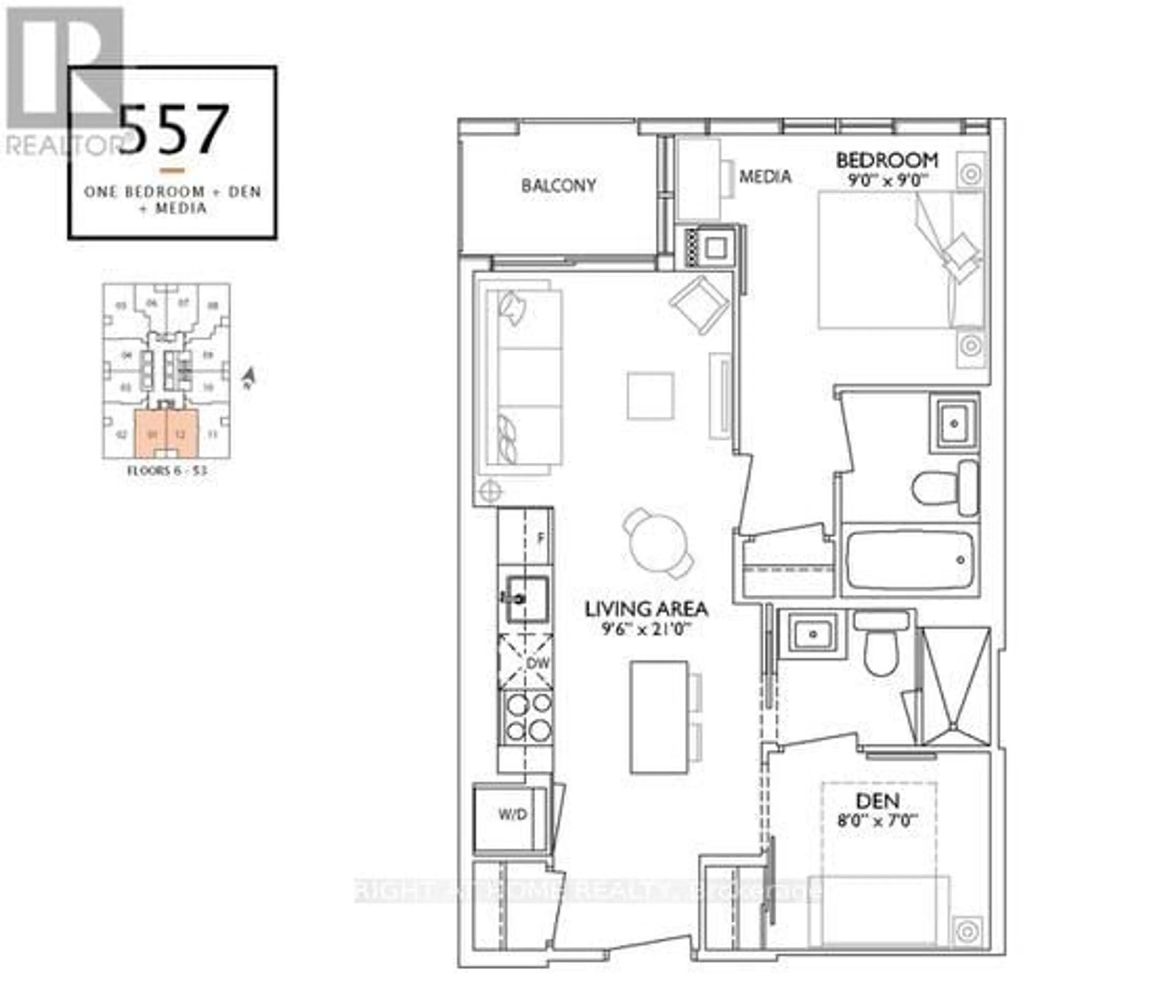 Floor plan for 1 Yorkville Ave #3012, Toronto Ontario M4W 1L1