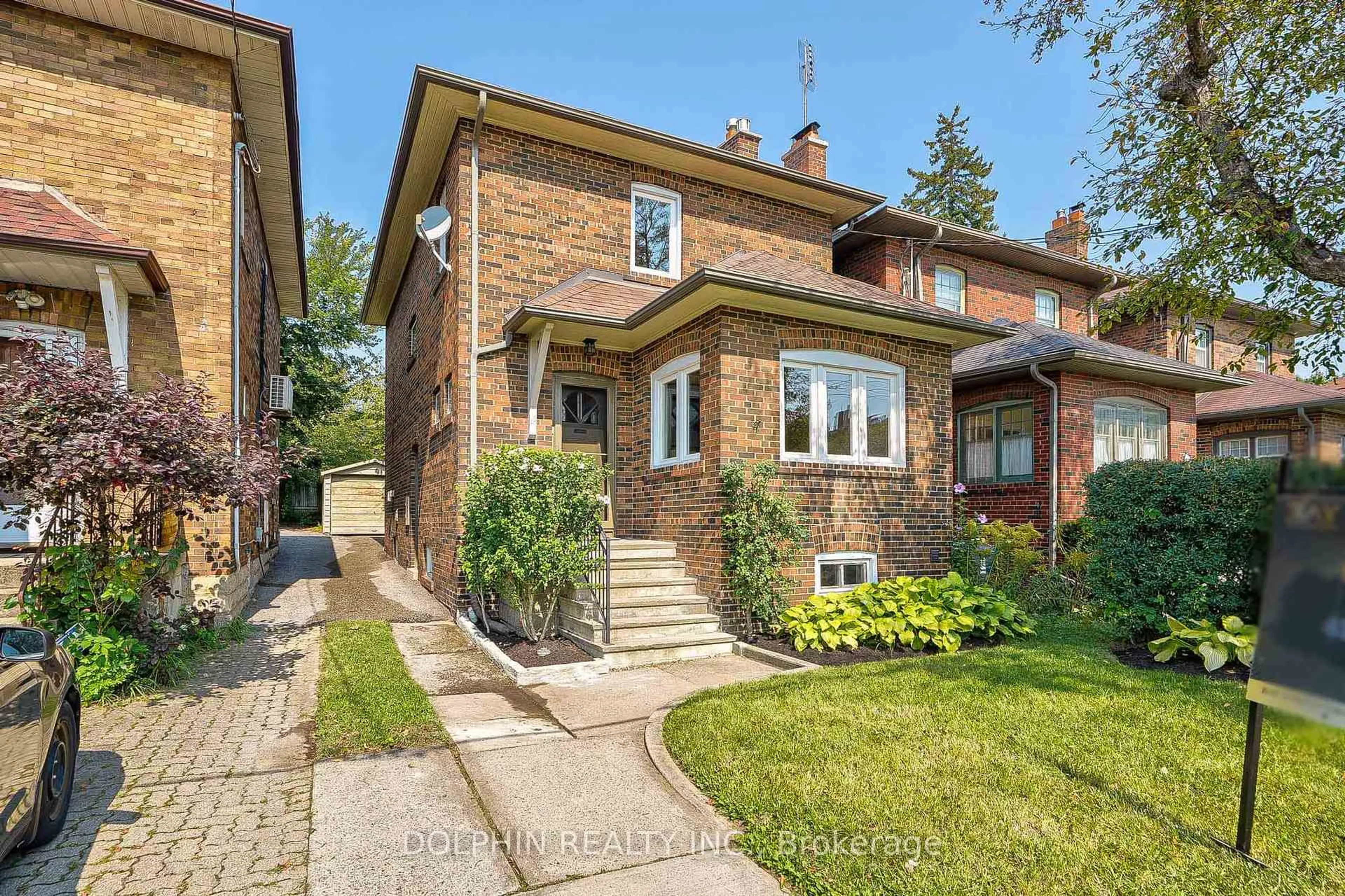 Home with brick exterior material, street for 66 Lawrence Ave, Toronto Ontario M5M 1A5