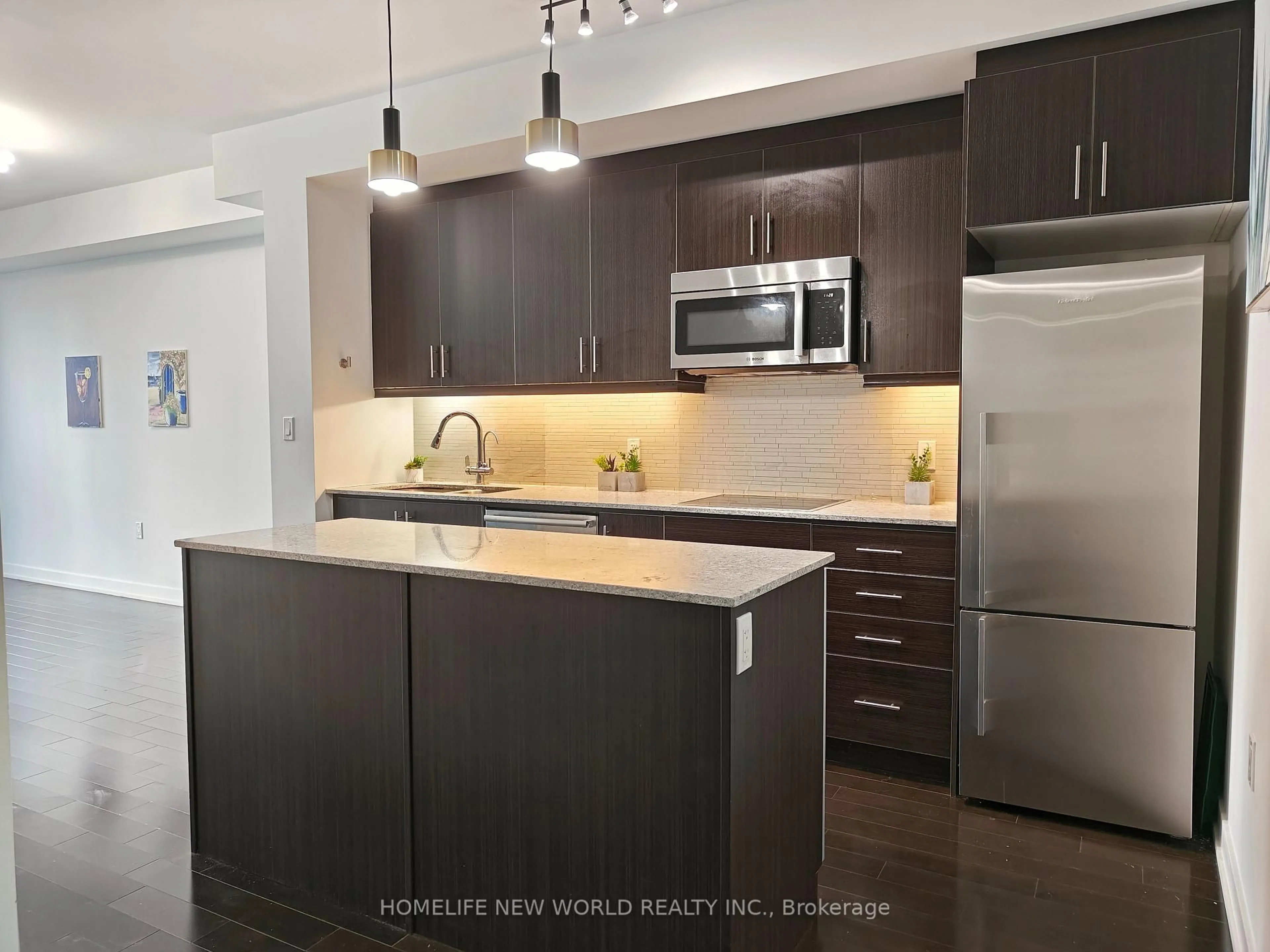 Open concept kitchen, unknown for 1 The Esplanade #1301, Toronto Ontario M5E 0A8