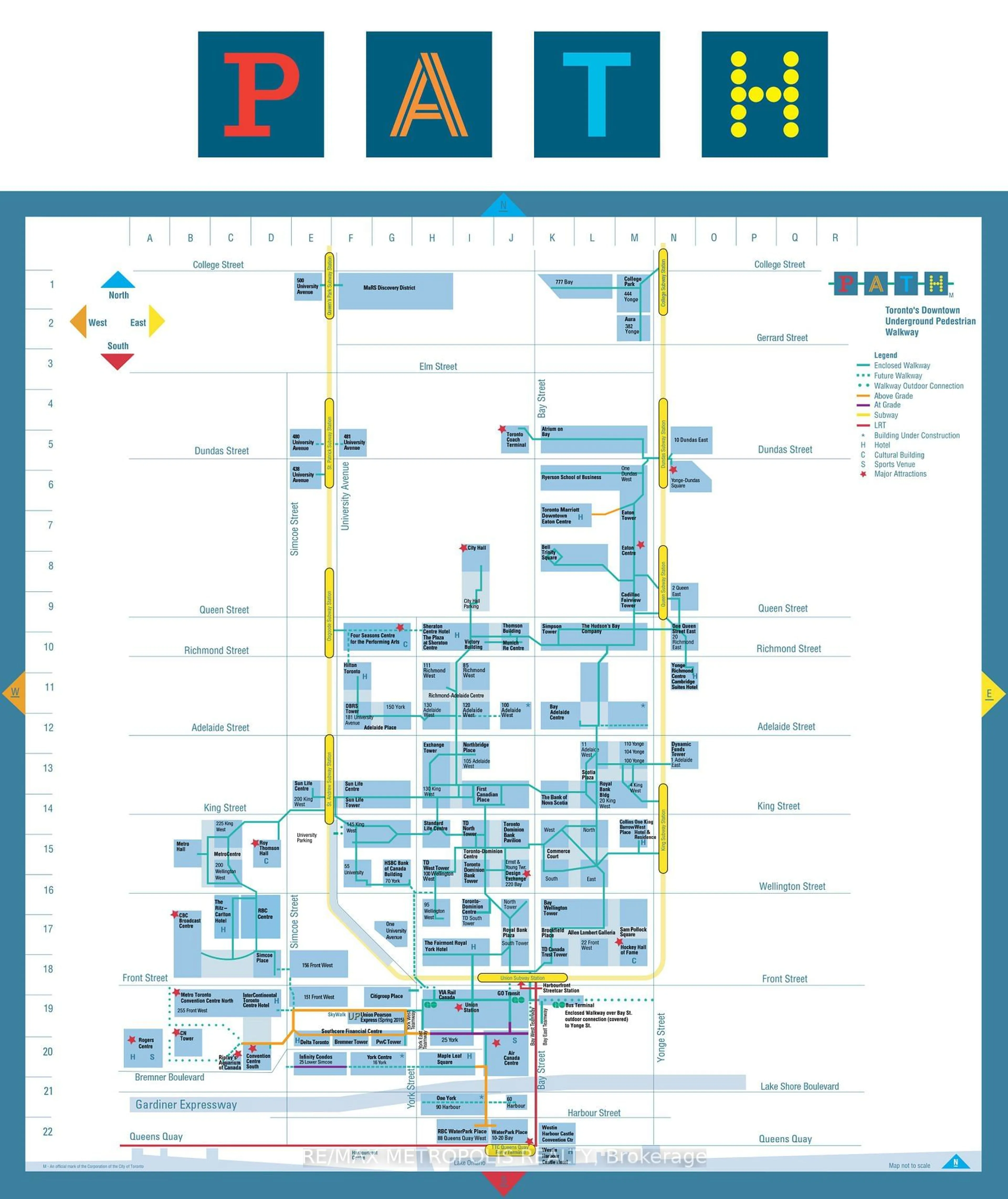 Floor plan for 12 York St #1202, Toronto Ontario M5J 0A9