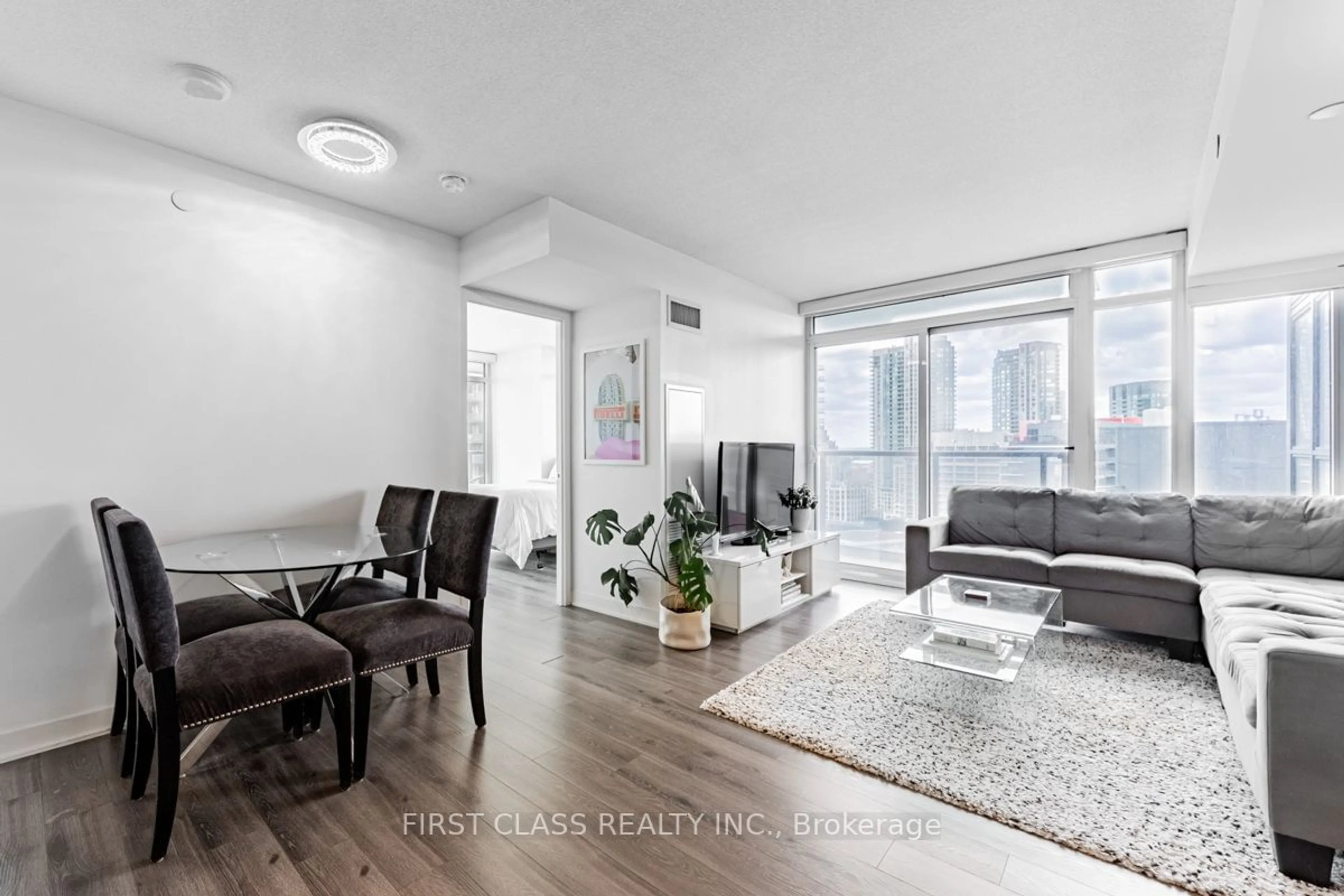 Living room with furniture, unknown for 80 Queens Wharf Rd #1811, Toronto Ontario M5V 0J3