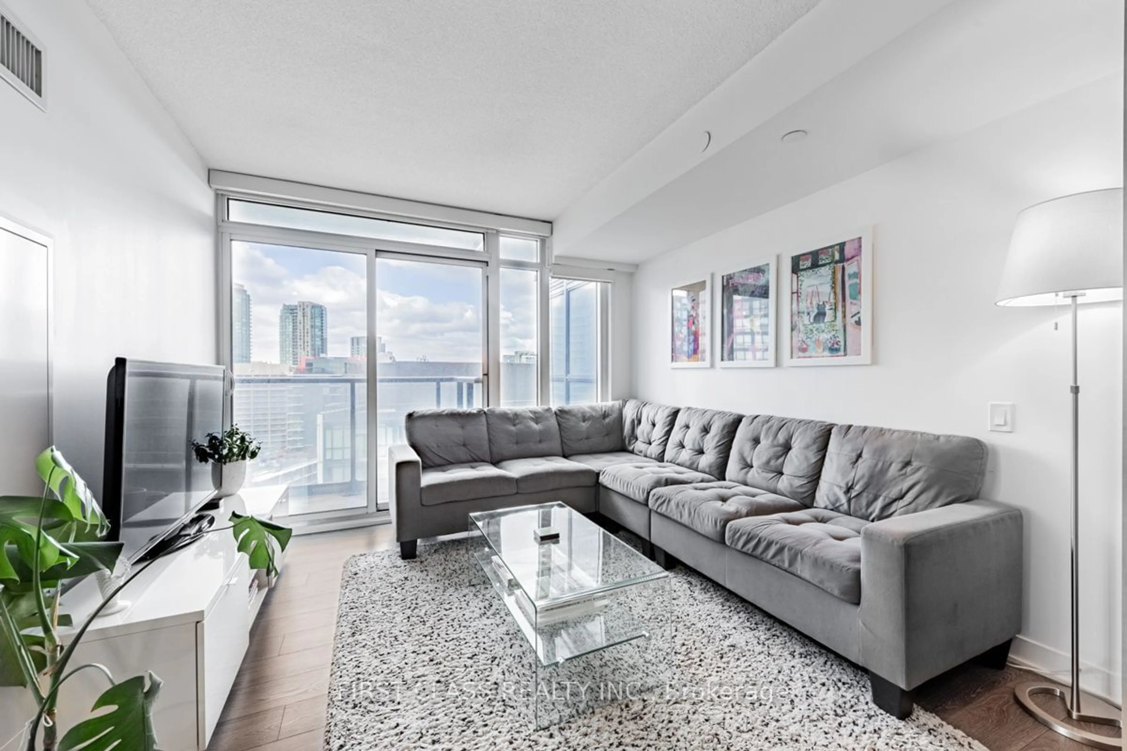 Living room with furniture, unknown for 80 Queens Wharf Rd #1811, Toronto Ontario M5V 0J3