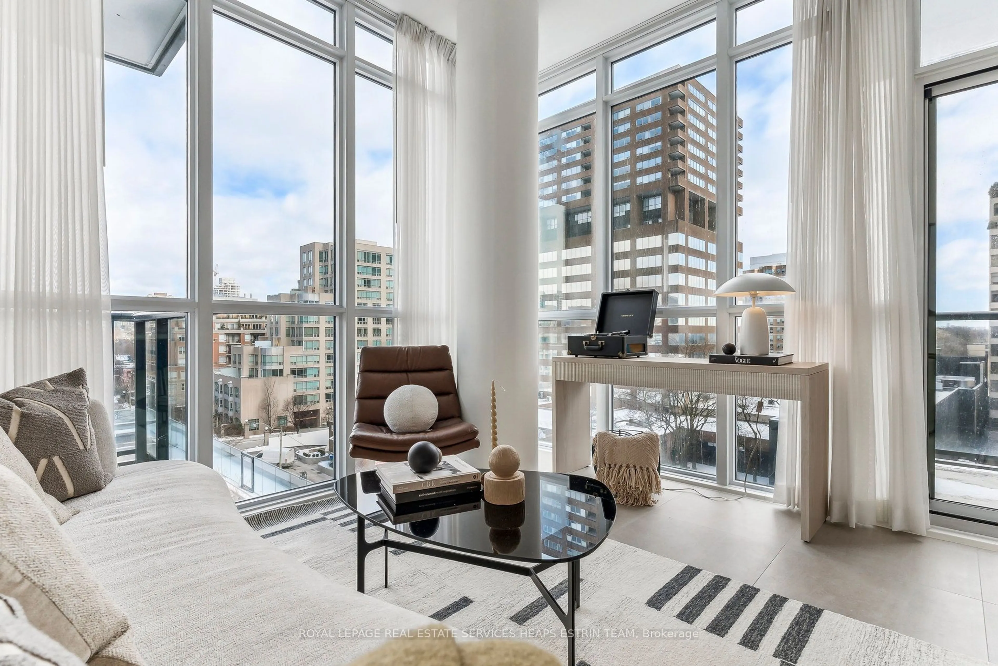 Living room with furniture, unknown for 32 Davenport Rd #603, Toronto Ontario M5R 0B5