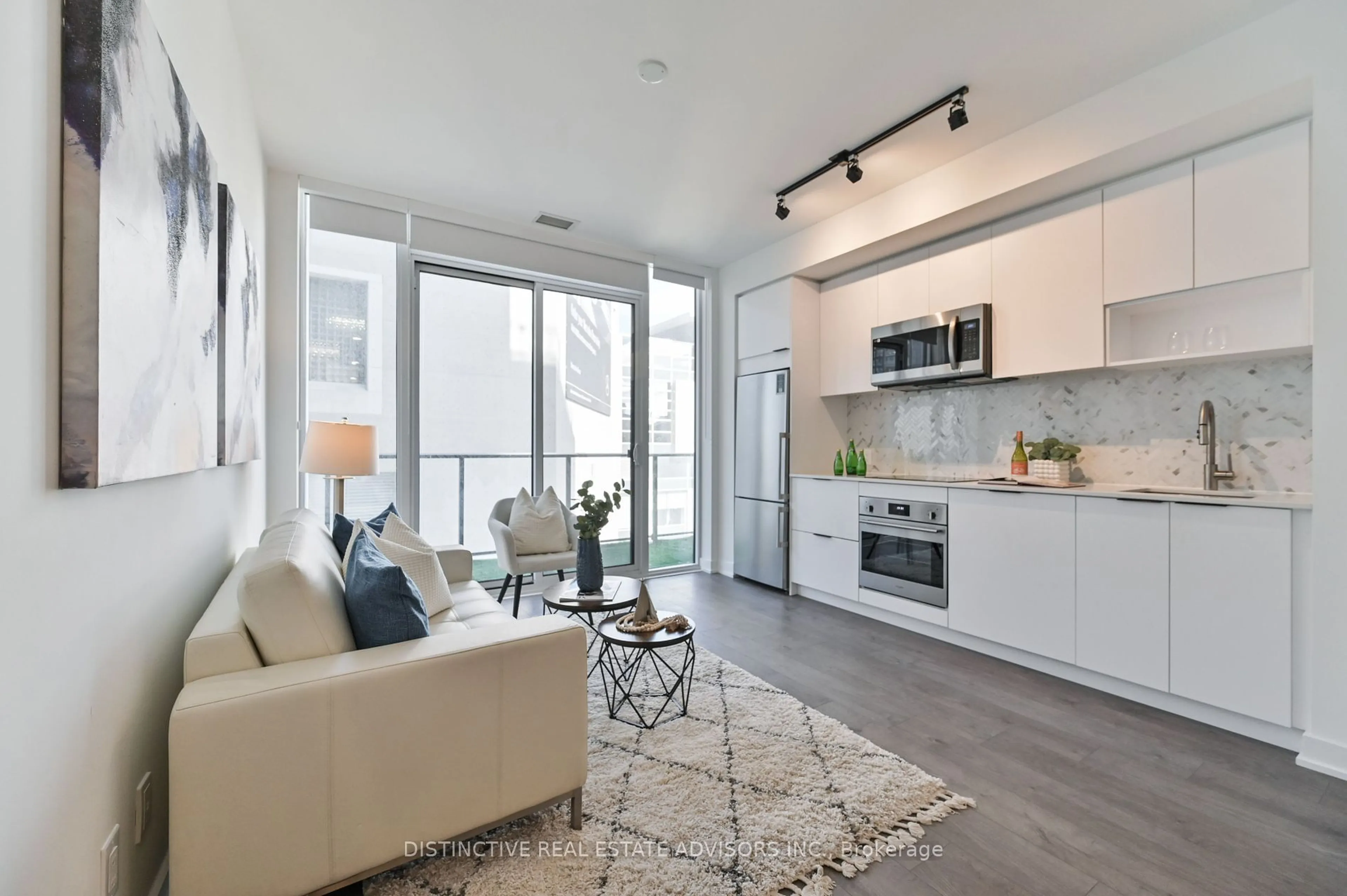 Open concept kitchen, unknown for 5 Defries St #426, Toronto Ontario M5A 3R4