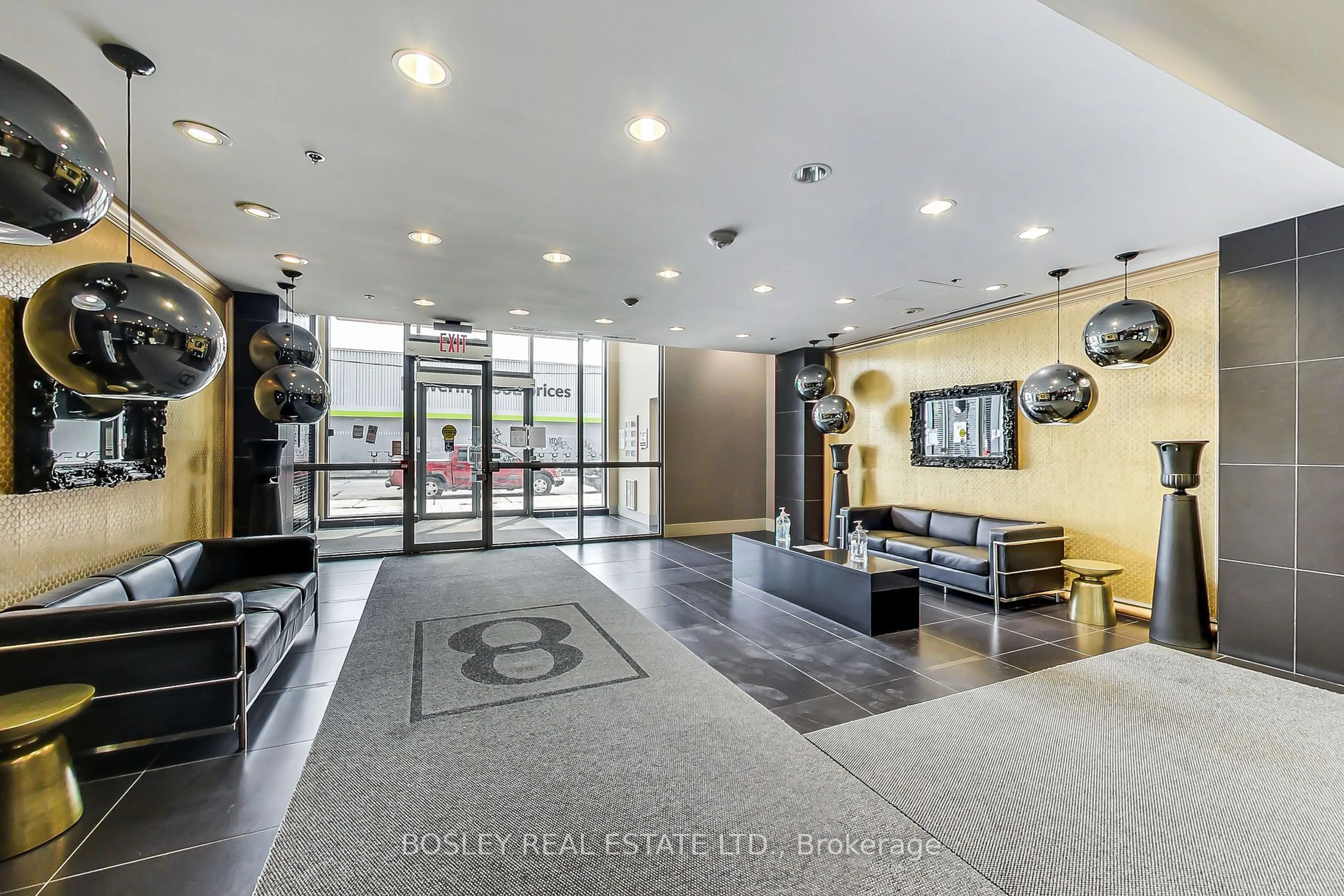 Indoor foyer for 8 Gladstone Ave #PH 709, Toronto Ontario M6J 3K6