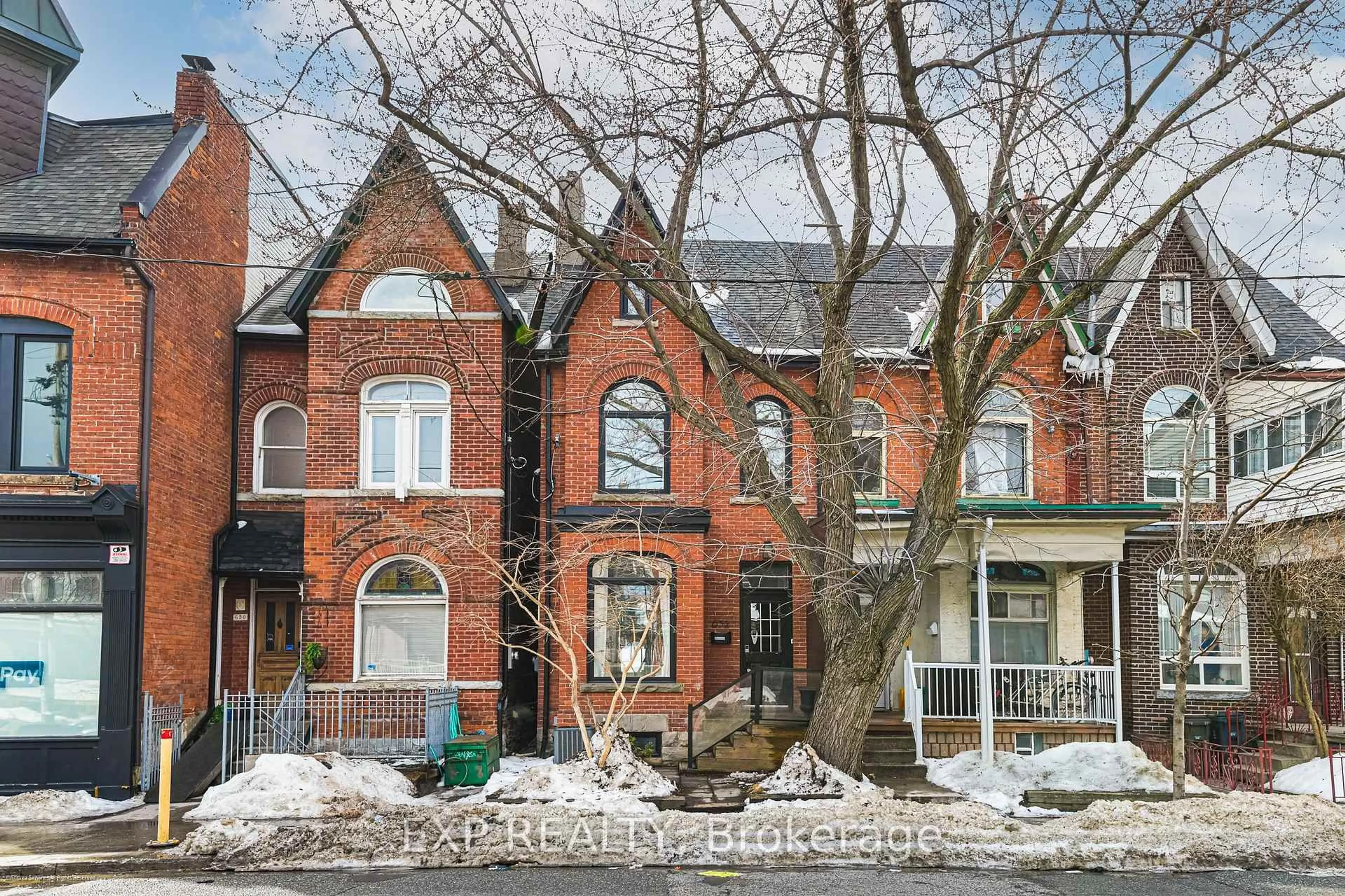 Home with brick exterior material, street for 652 Ossington Ave, Toronto Ontario M6G 3T7