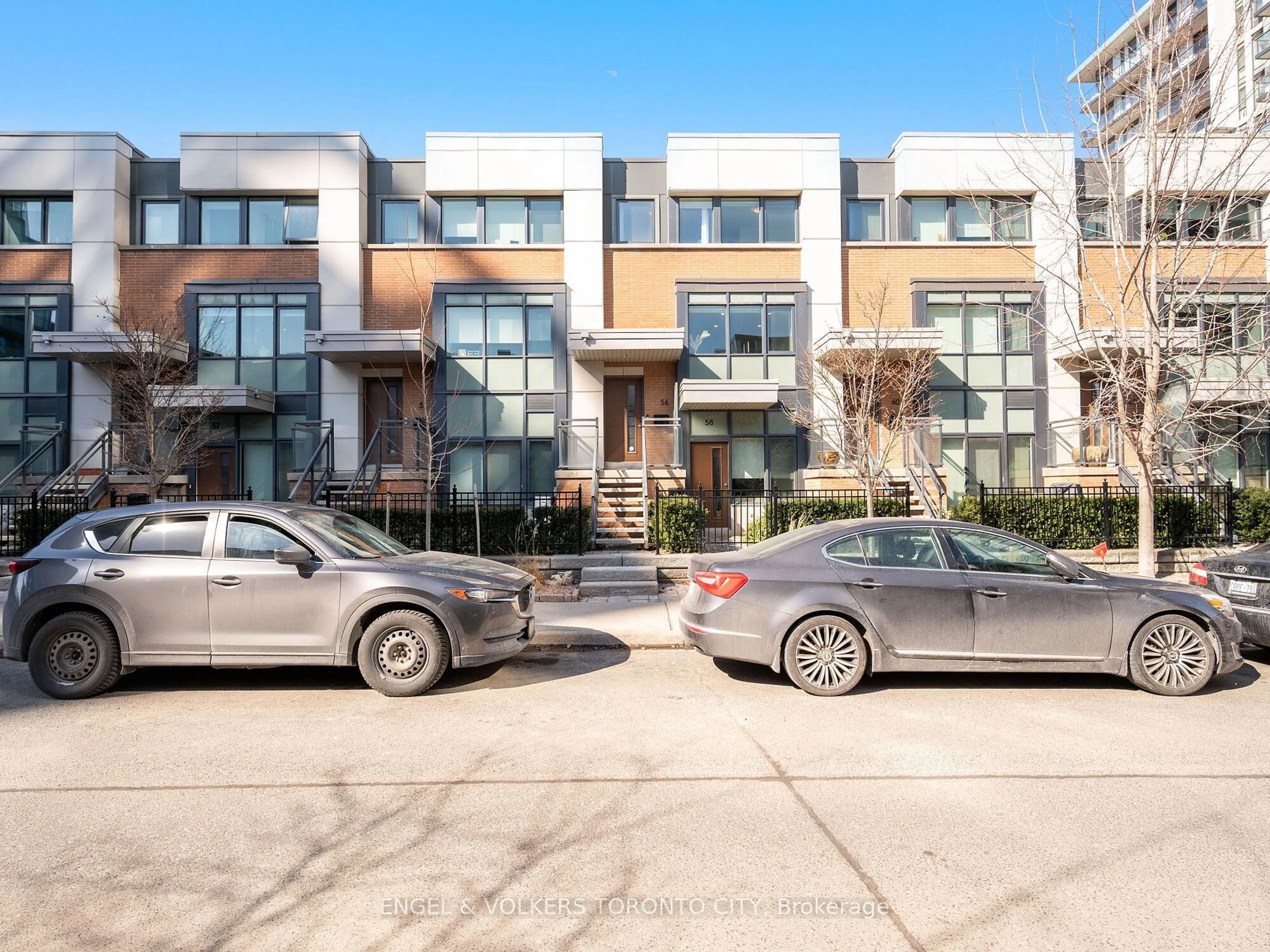 A pic from outside/outdoor area/front of a property/back of a property/a pic from drone, street for 56 Cole St, Toronto Ontario M5A 0A8