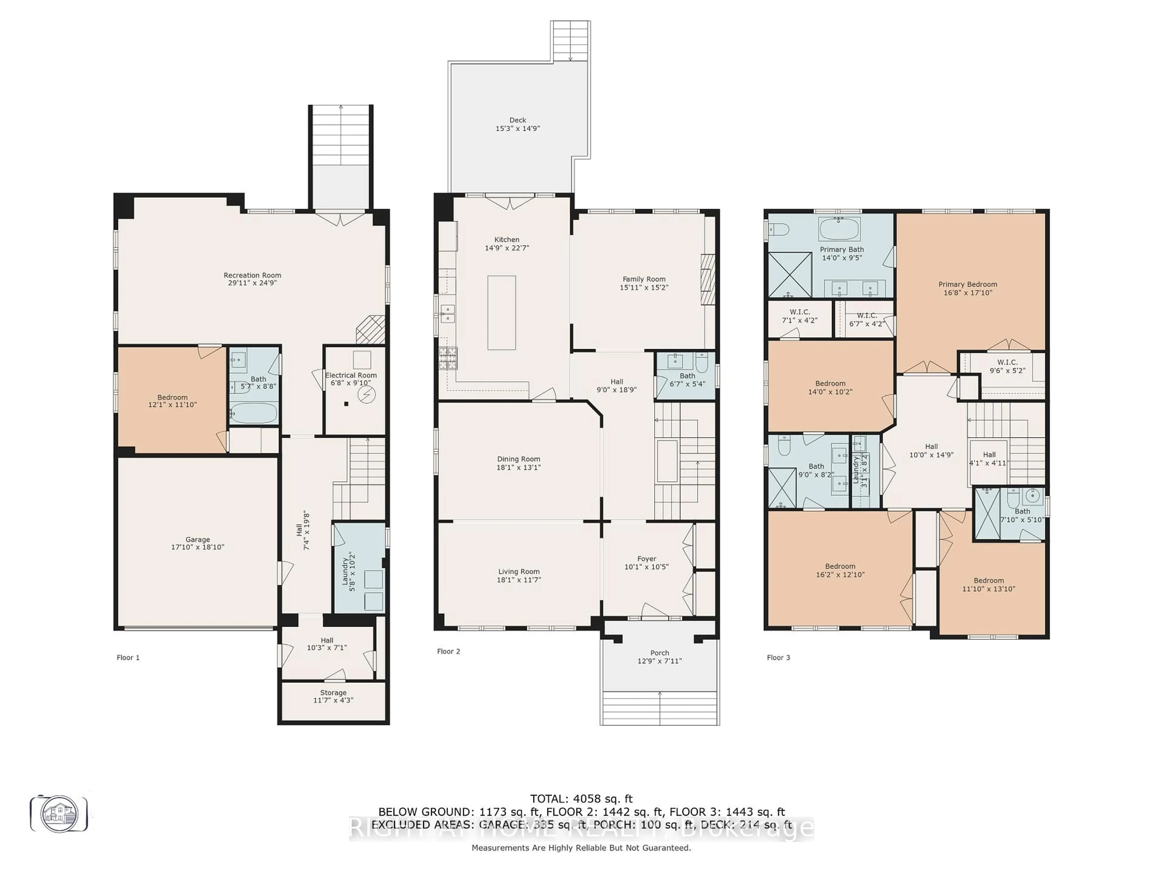 Floor plan for 196 Florence Ave, Toronto Ontario M2N 1G4