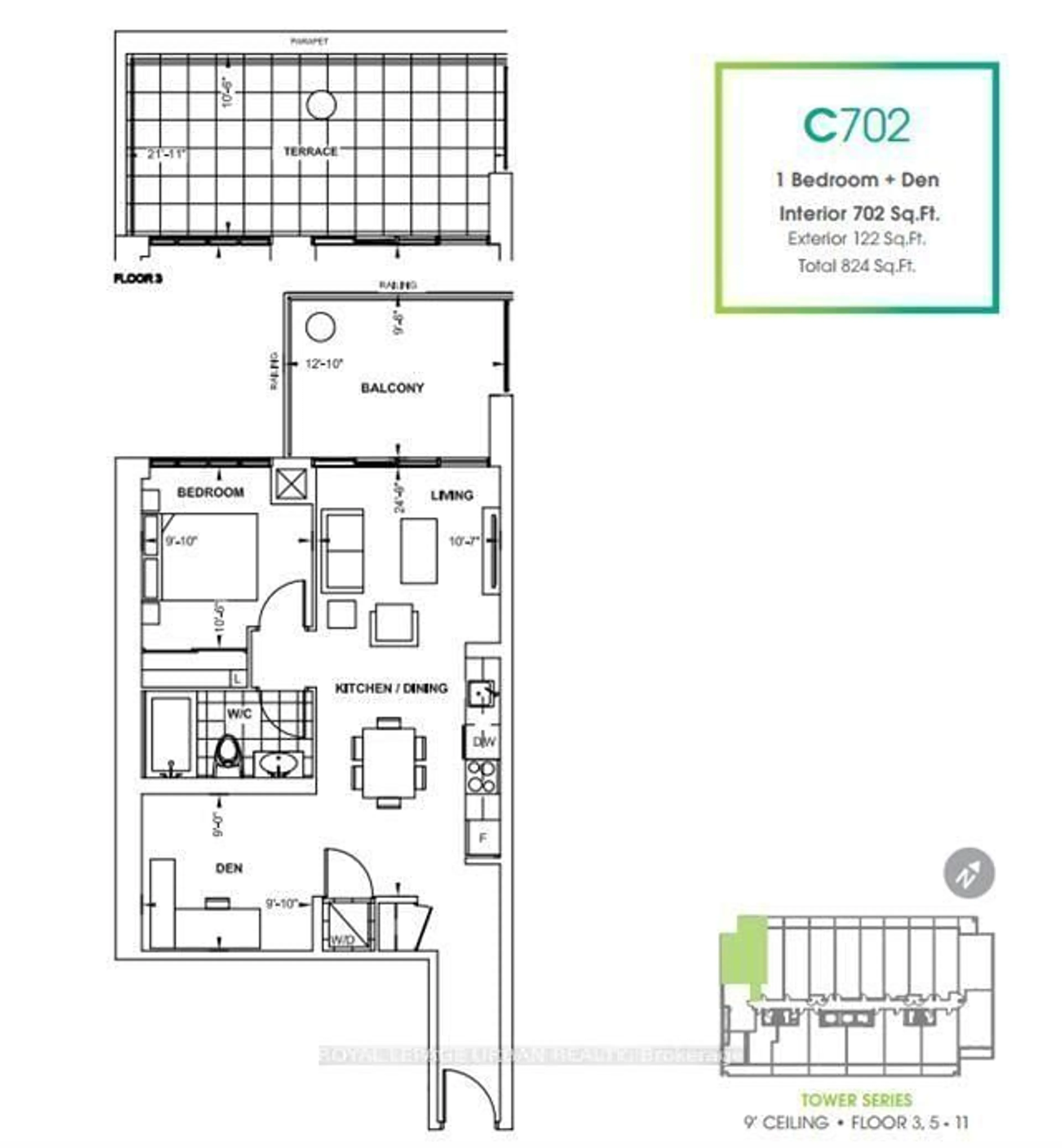 Floor plan for 330 Richmond St #1006, Toronto Ontario M5V 0M4